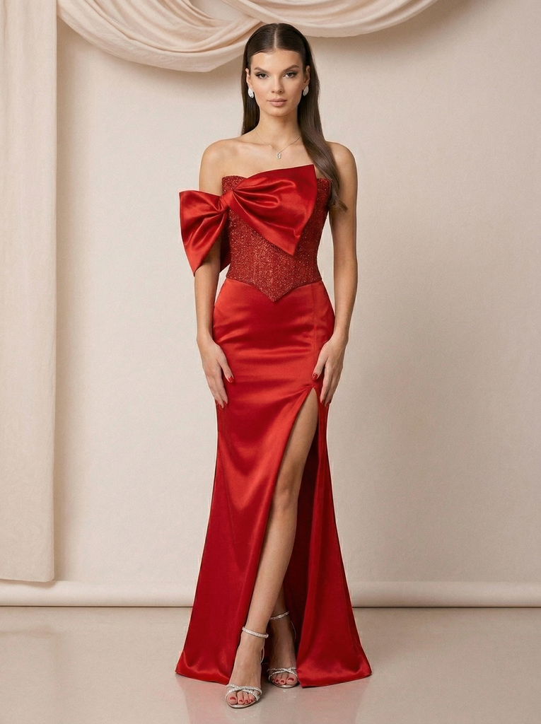 Вечернее платье 25048.2 крас
