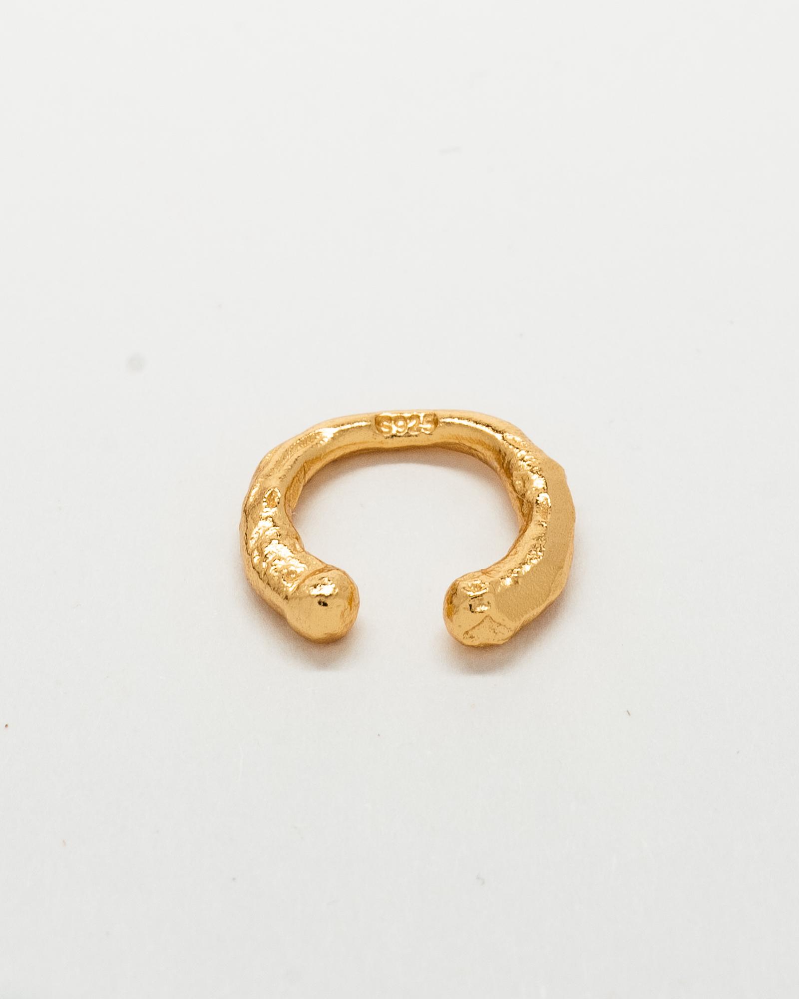 тонкий текстурный кафф gold