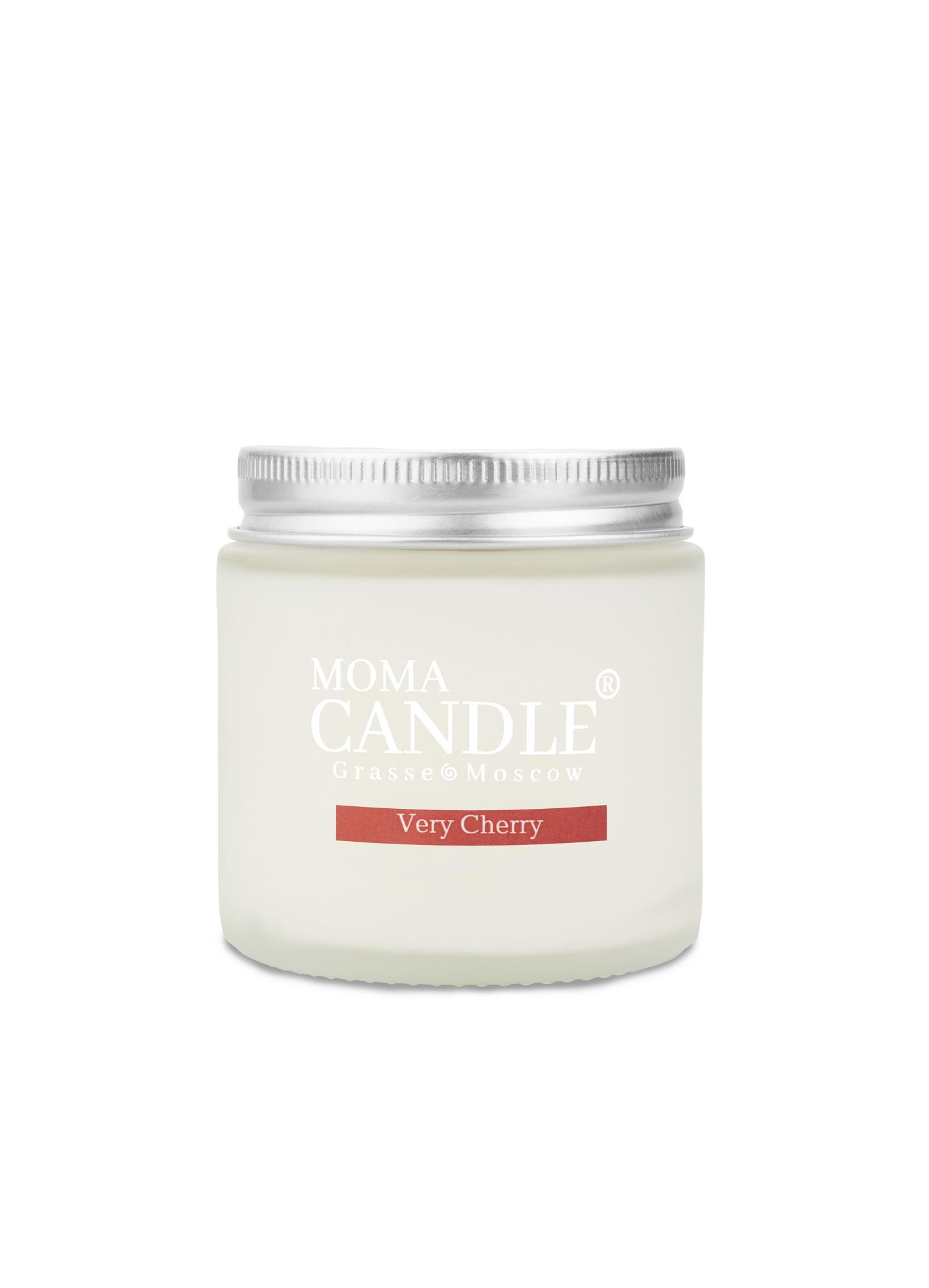 Свеча "Very Cherry" 120 гр., (матовое стекло)