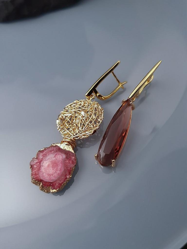 СЕРЬГИ ИЗ КВАРЦА "НАВИН"