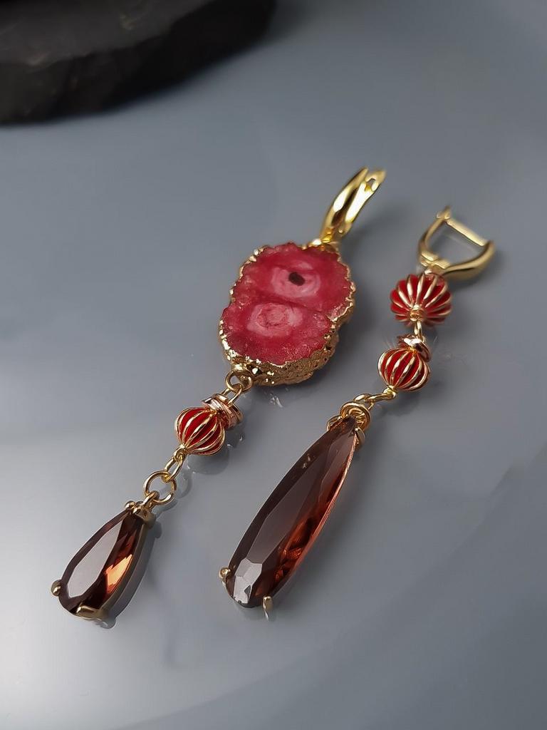 СЕРЬГИ ИЗ КВАРЦА "АЛИТА"