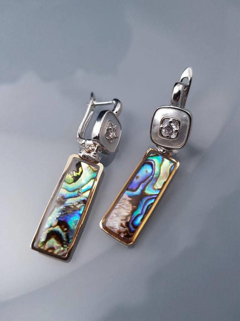 СЕРЬГИ с ГЕЛИОТИСОМ "ЭДИЛЬ"