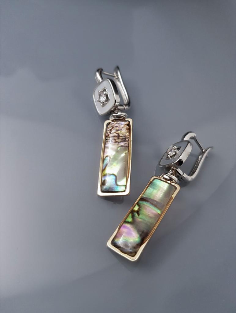 СЕРЬГИ с ГЕЛИОТИСОМ "НИЯ"