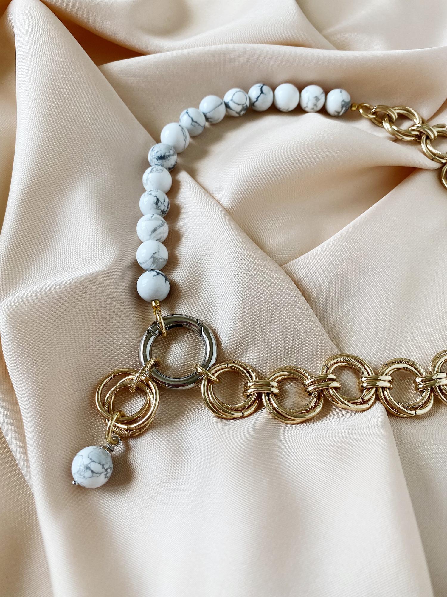 Колье Senator с кахолонгом