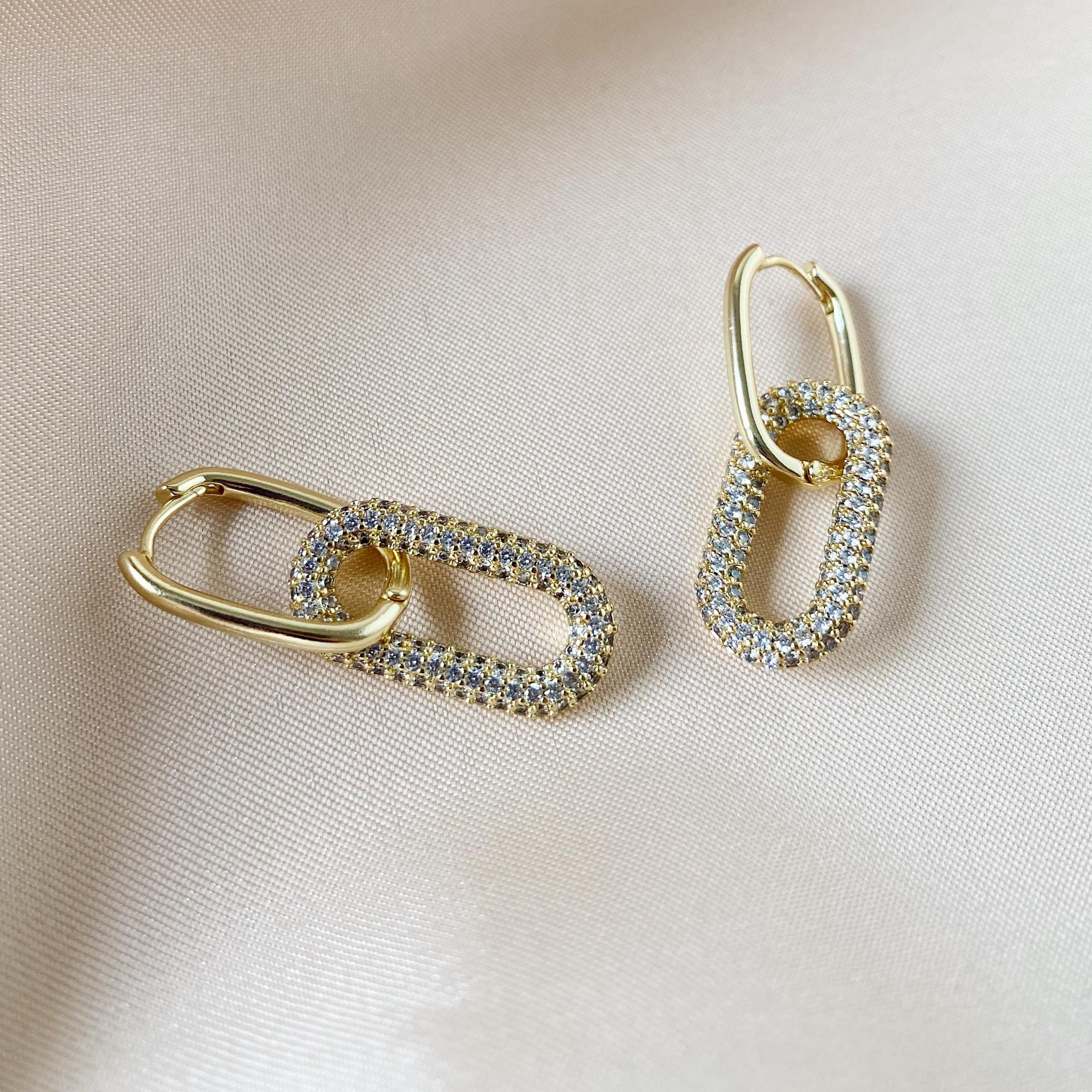 Серьги-трансформеры Sparkle Lux G