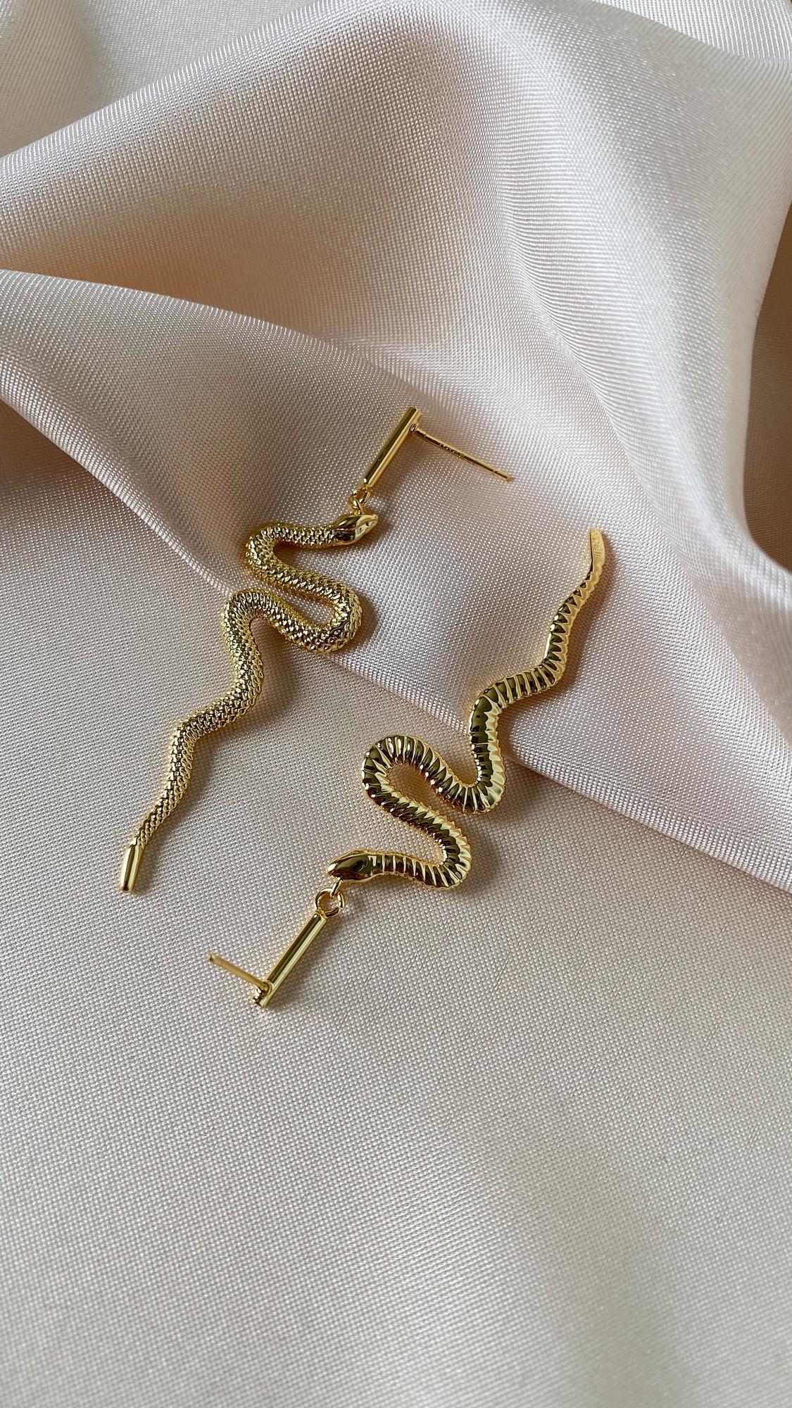 Серьги Snake G
