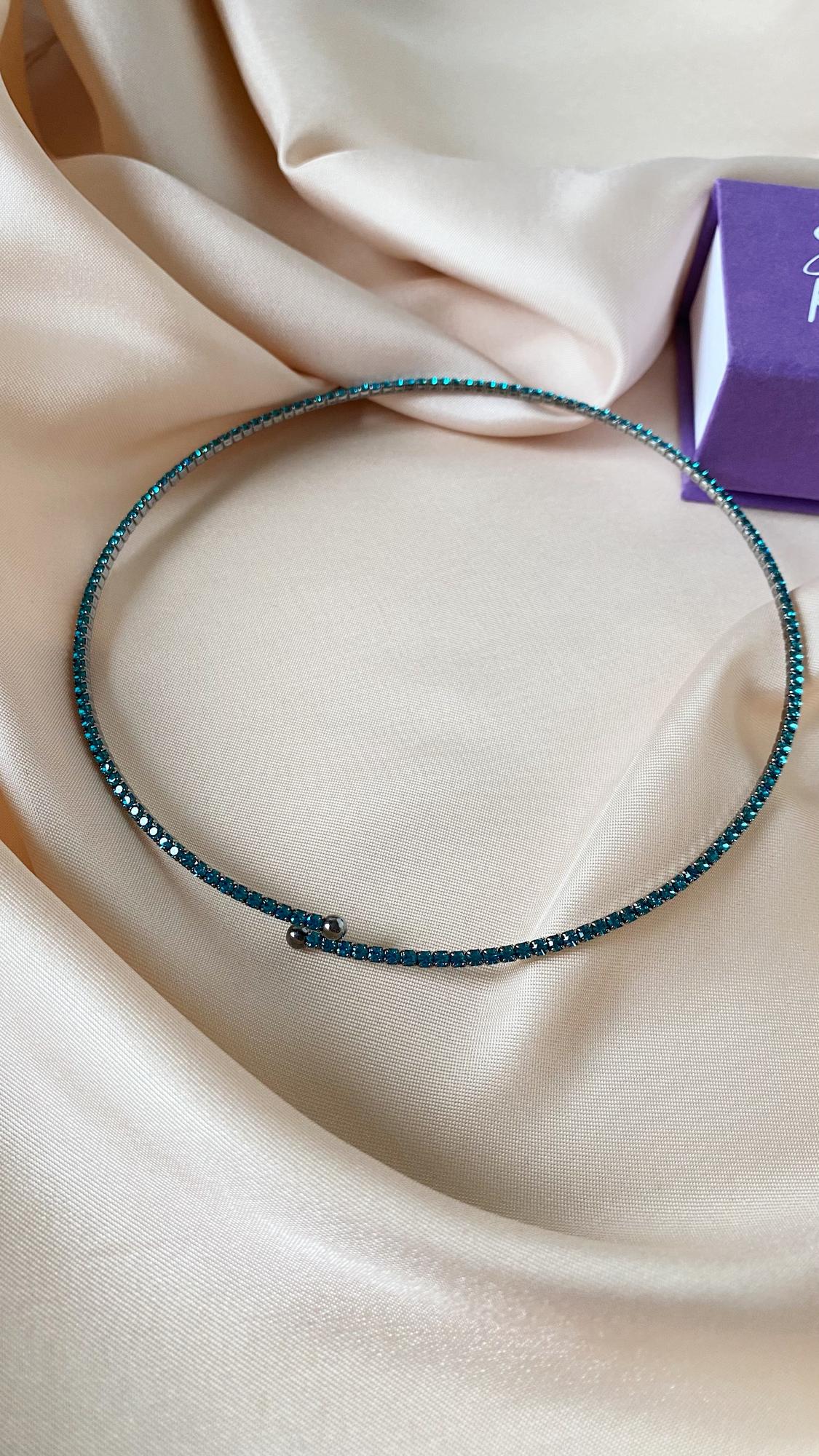 Чокер Jaklin Turquoise