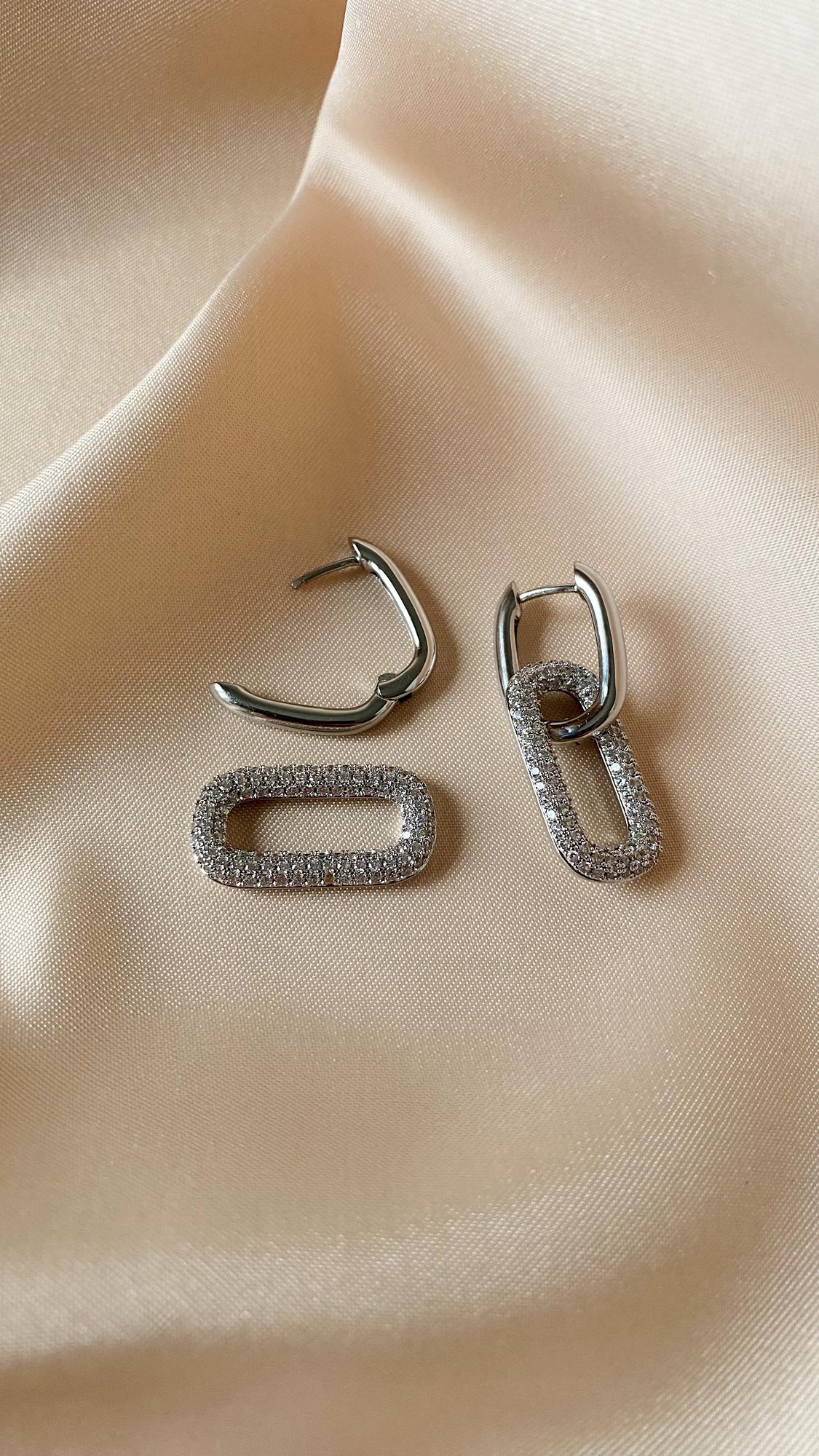 Серьги-трансформеры Sparkle Lux S