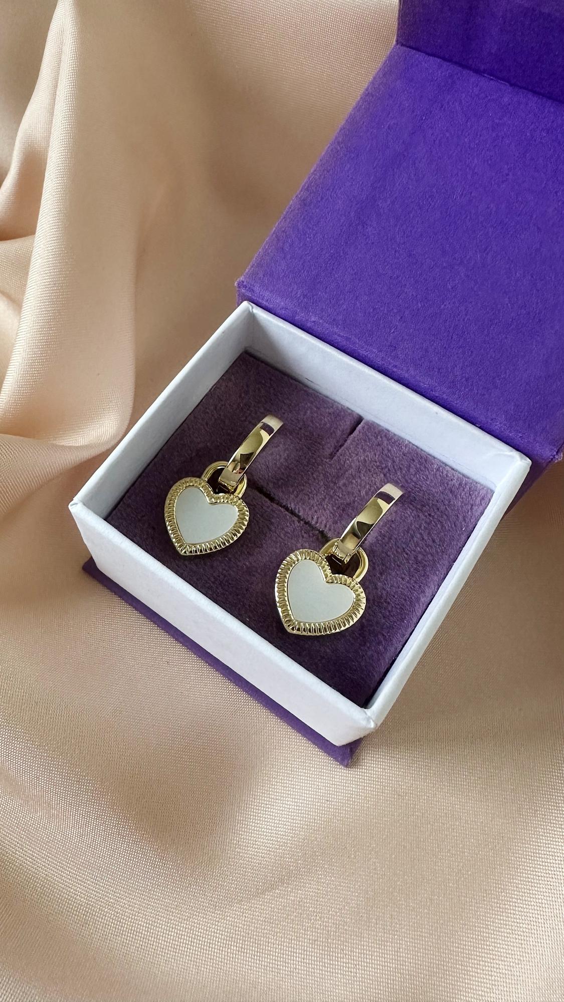 Серьги двусторонние Dolce G