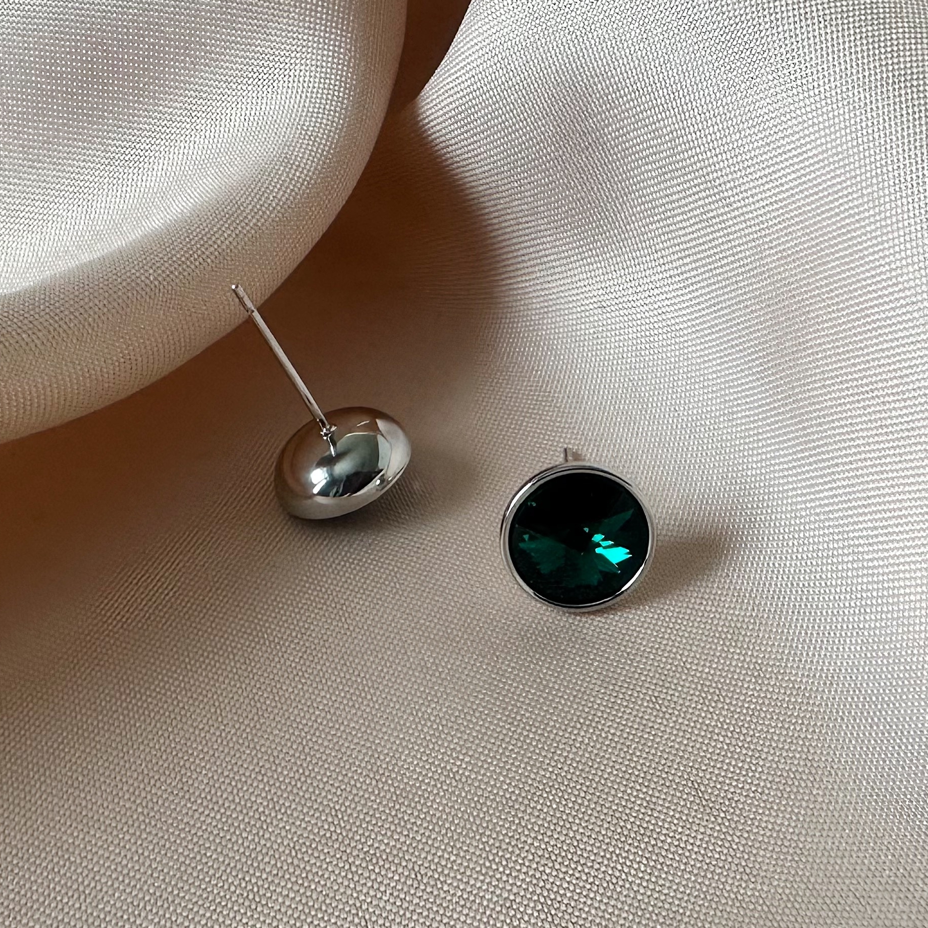 Серьги SW mini emerald