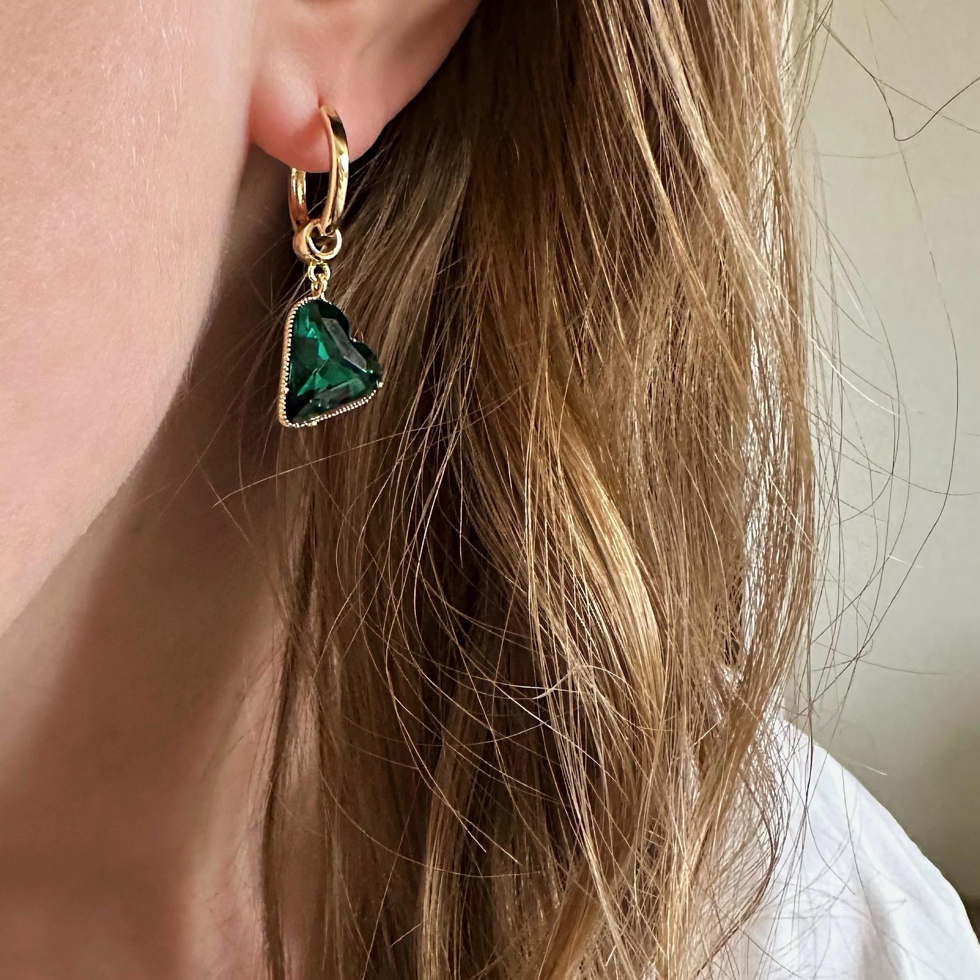 Серьги Emerald G