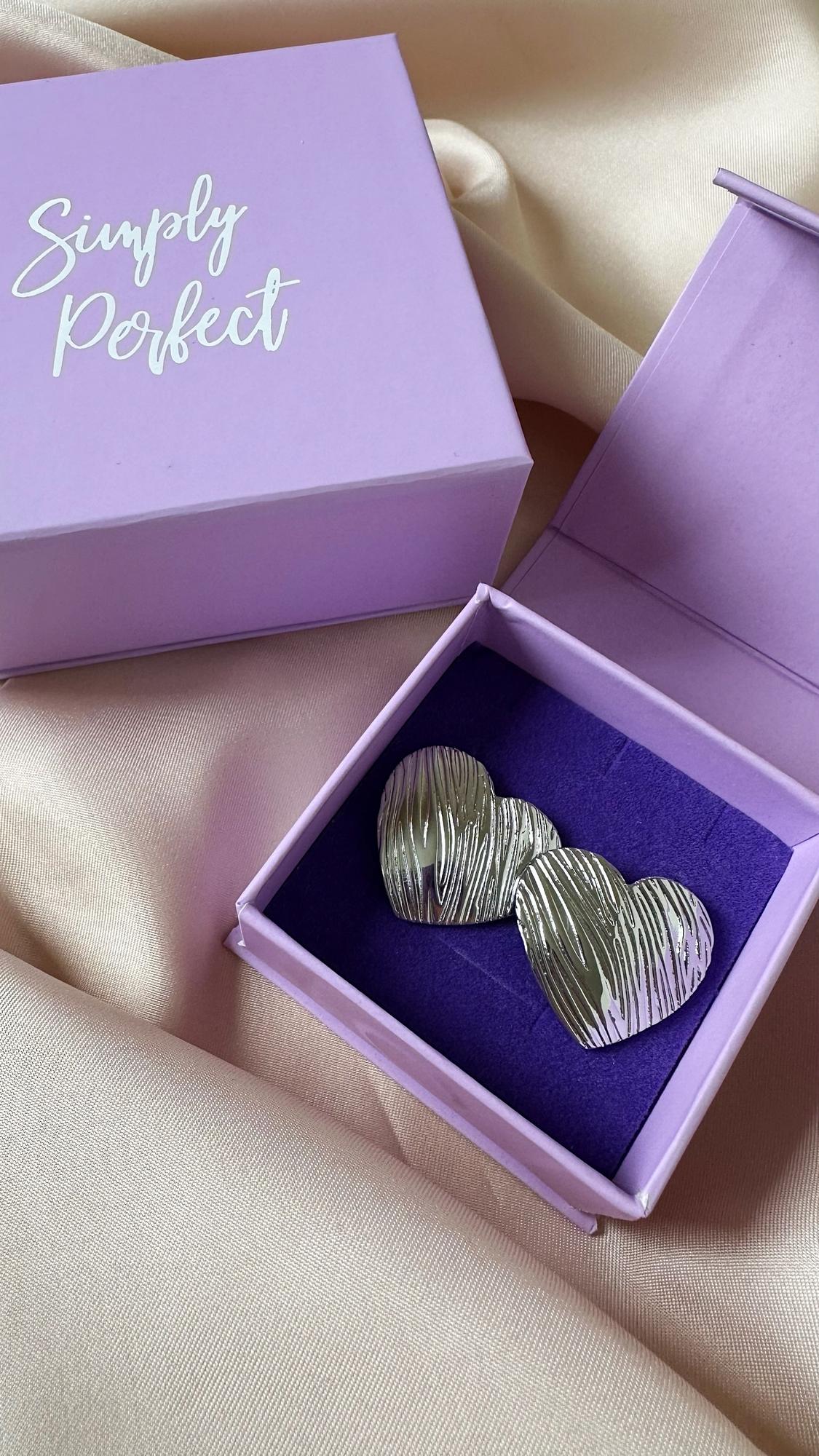 Серьги Zebra Heart