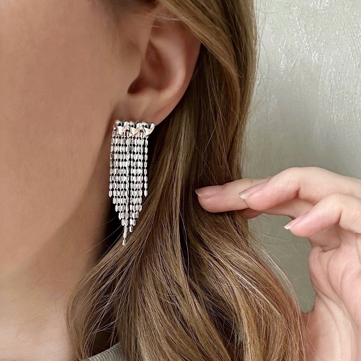 Серьги ShakingHearts