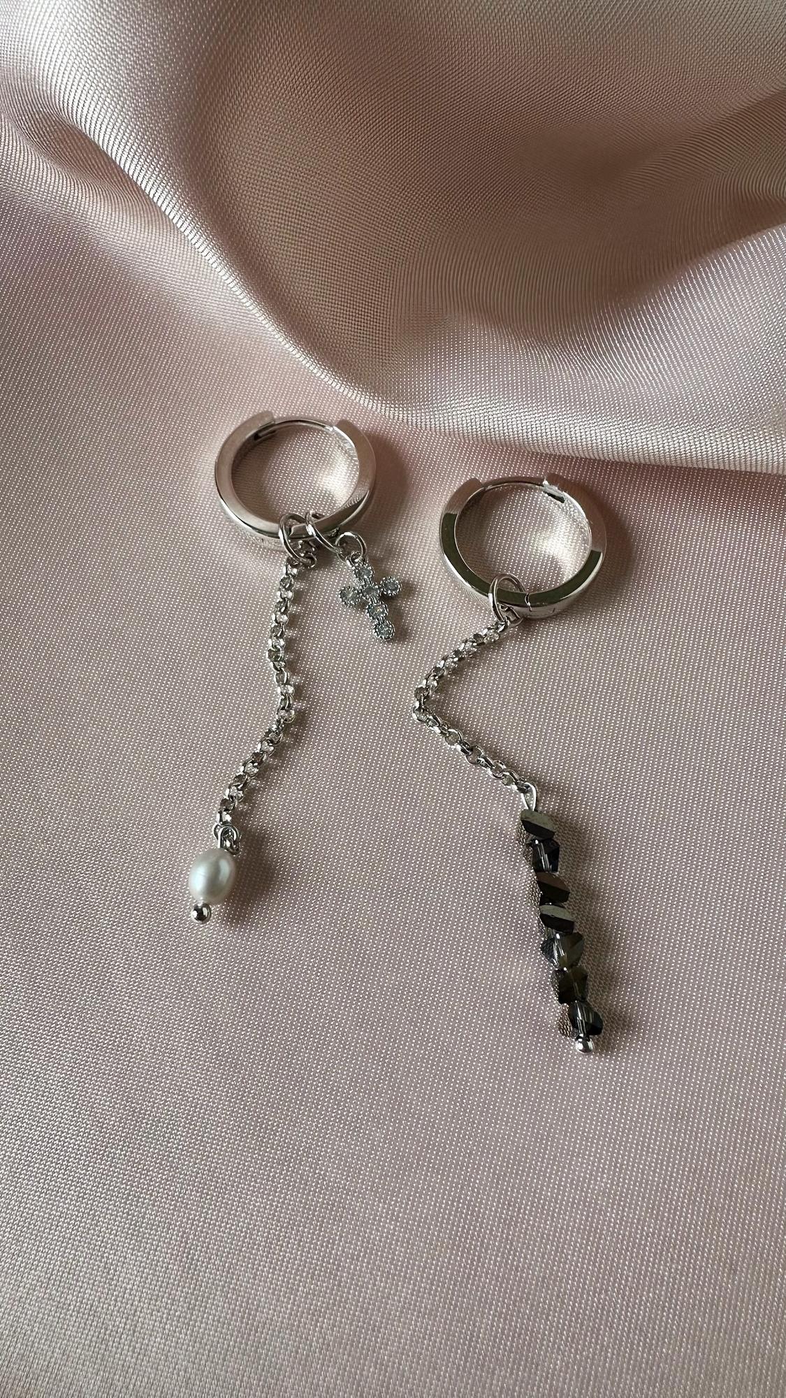 Серьги-трансформеры Religion