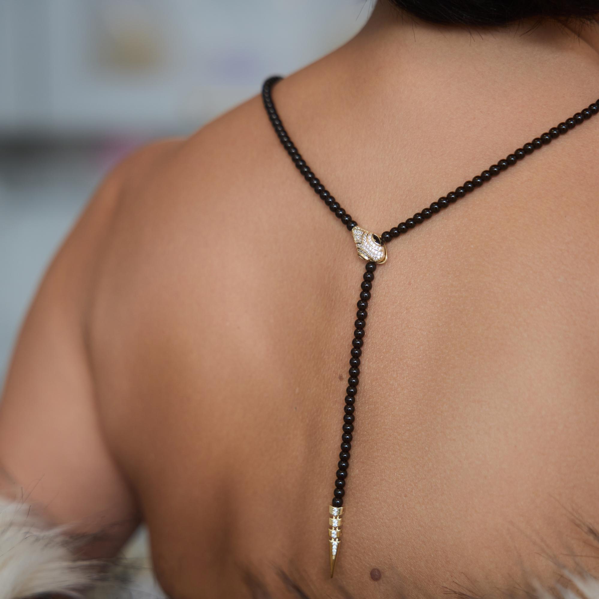 Колье-сотуар BlackSnake