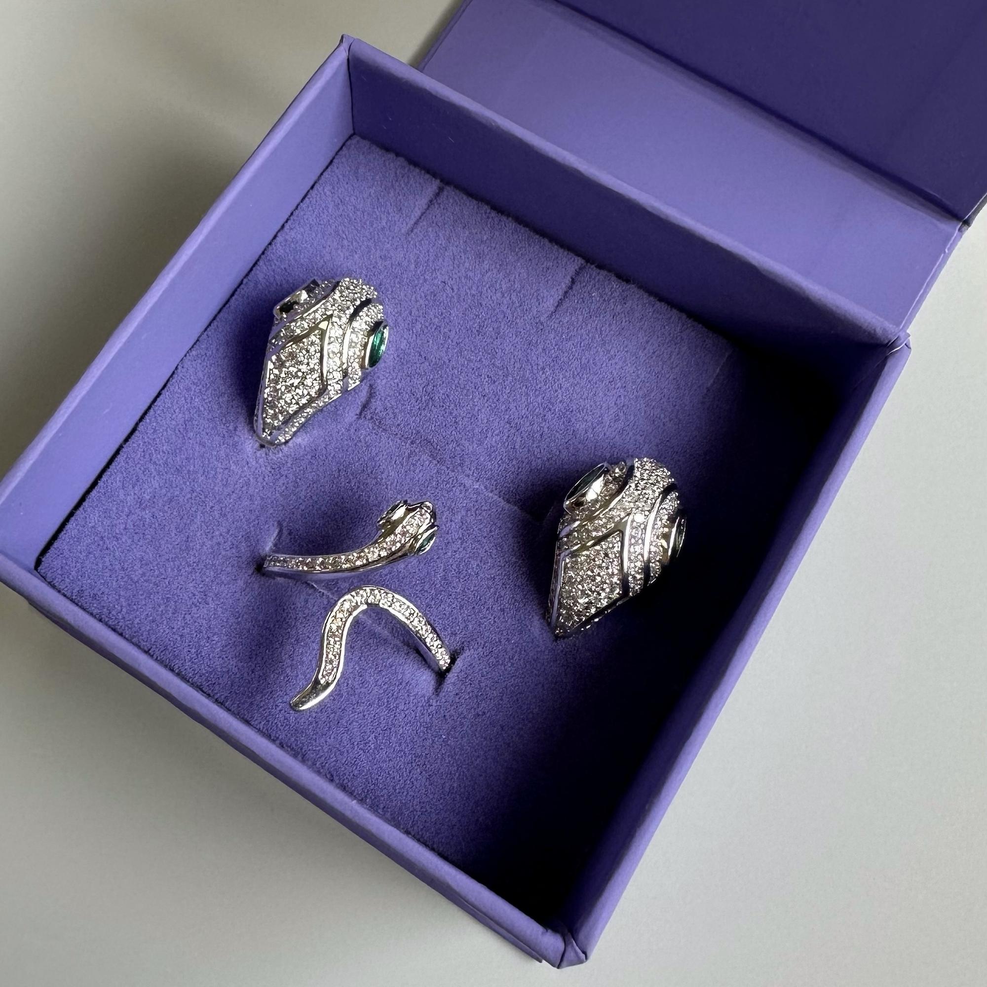 Серьги PearlySnake S