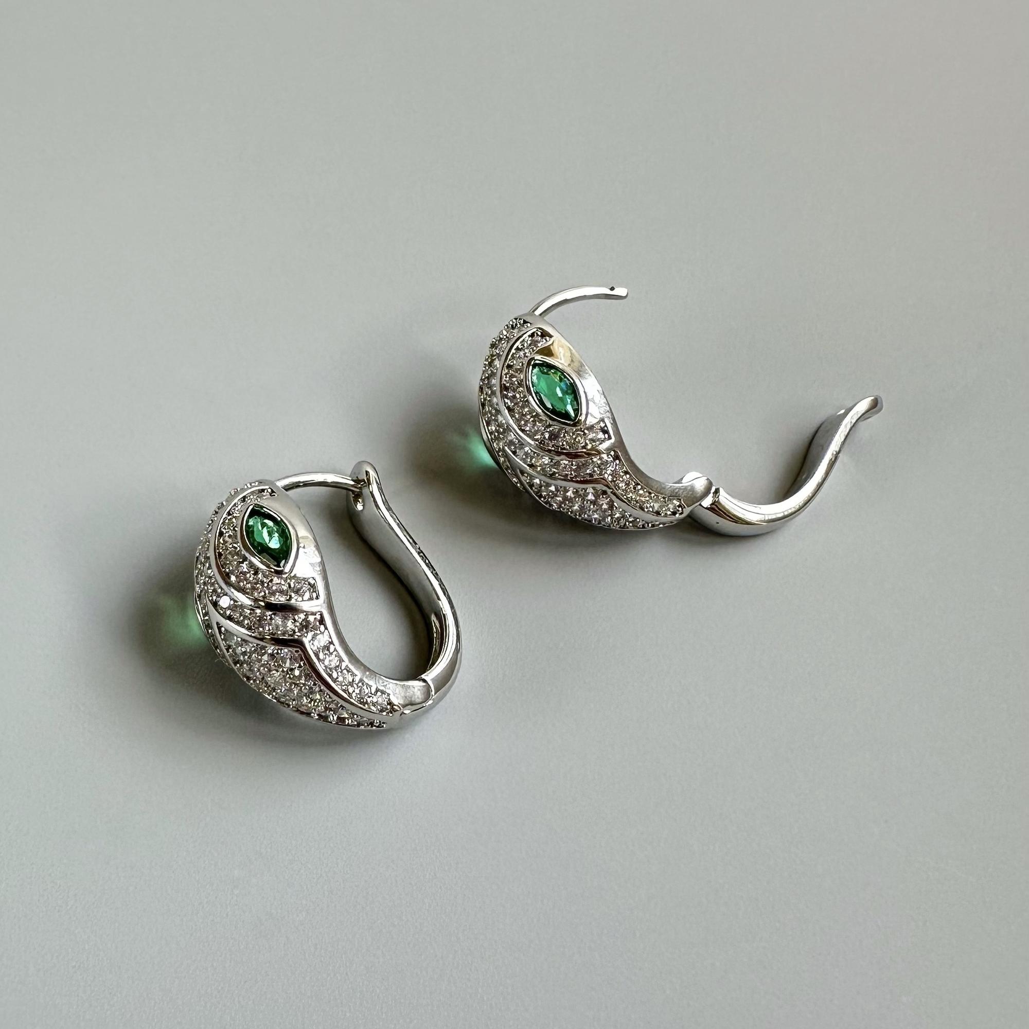 Серьги PearlySnake S