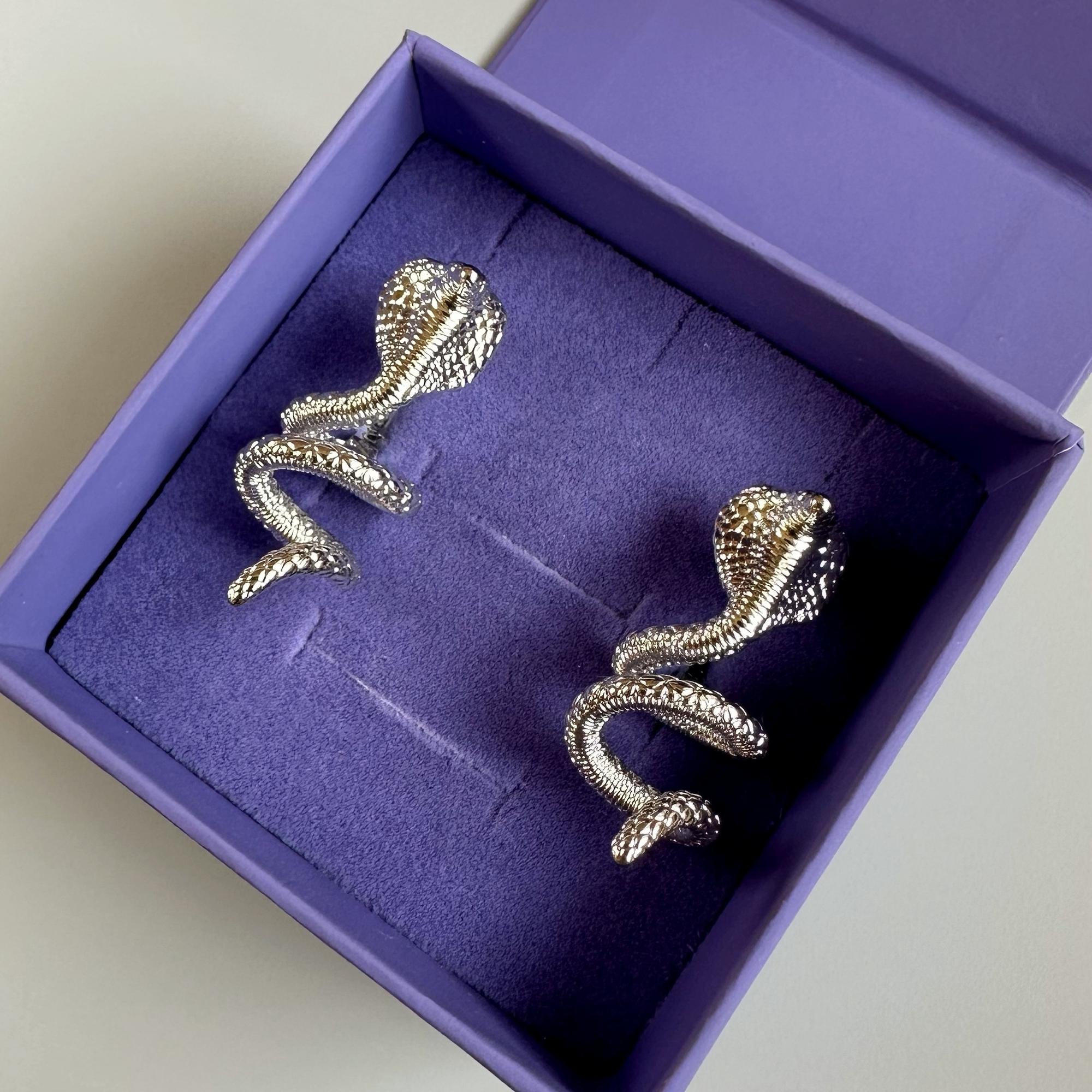 Серьги Kobra S