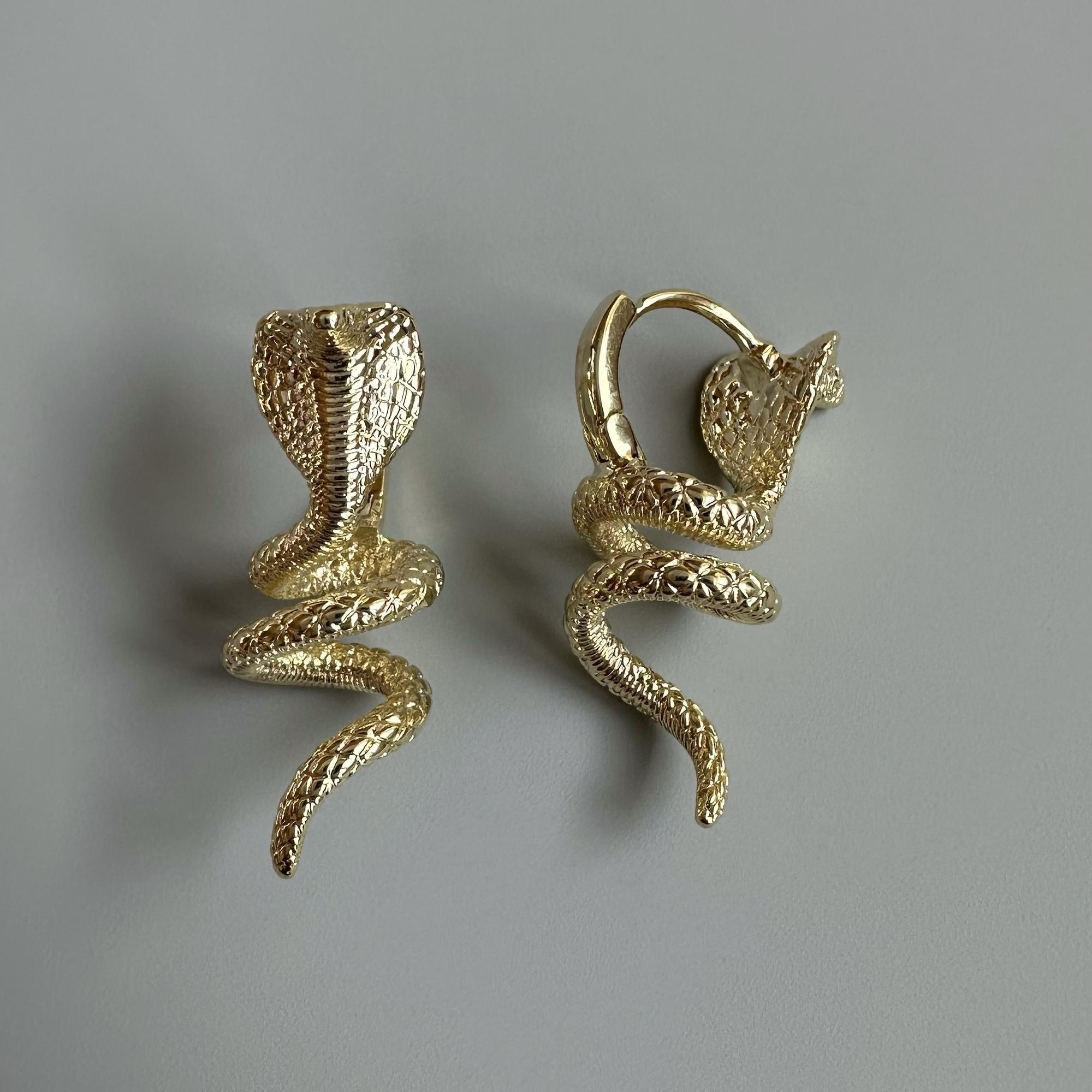 Серьги Kobra G