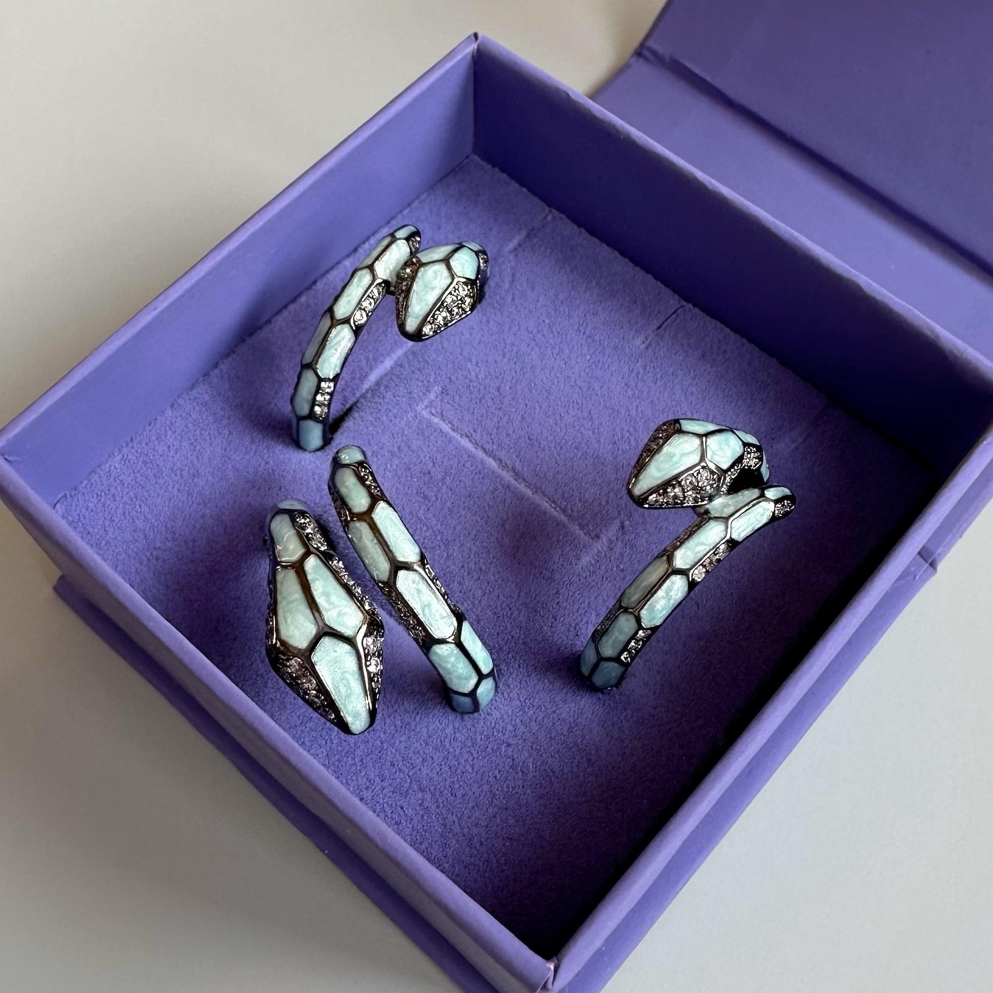 Серьги SnakeLux J