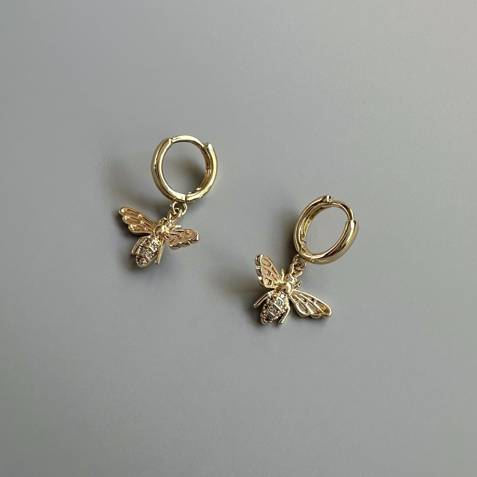 Серьги Mini bee G