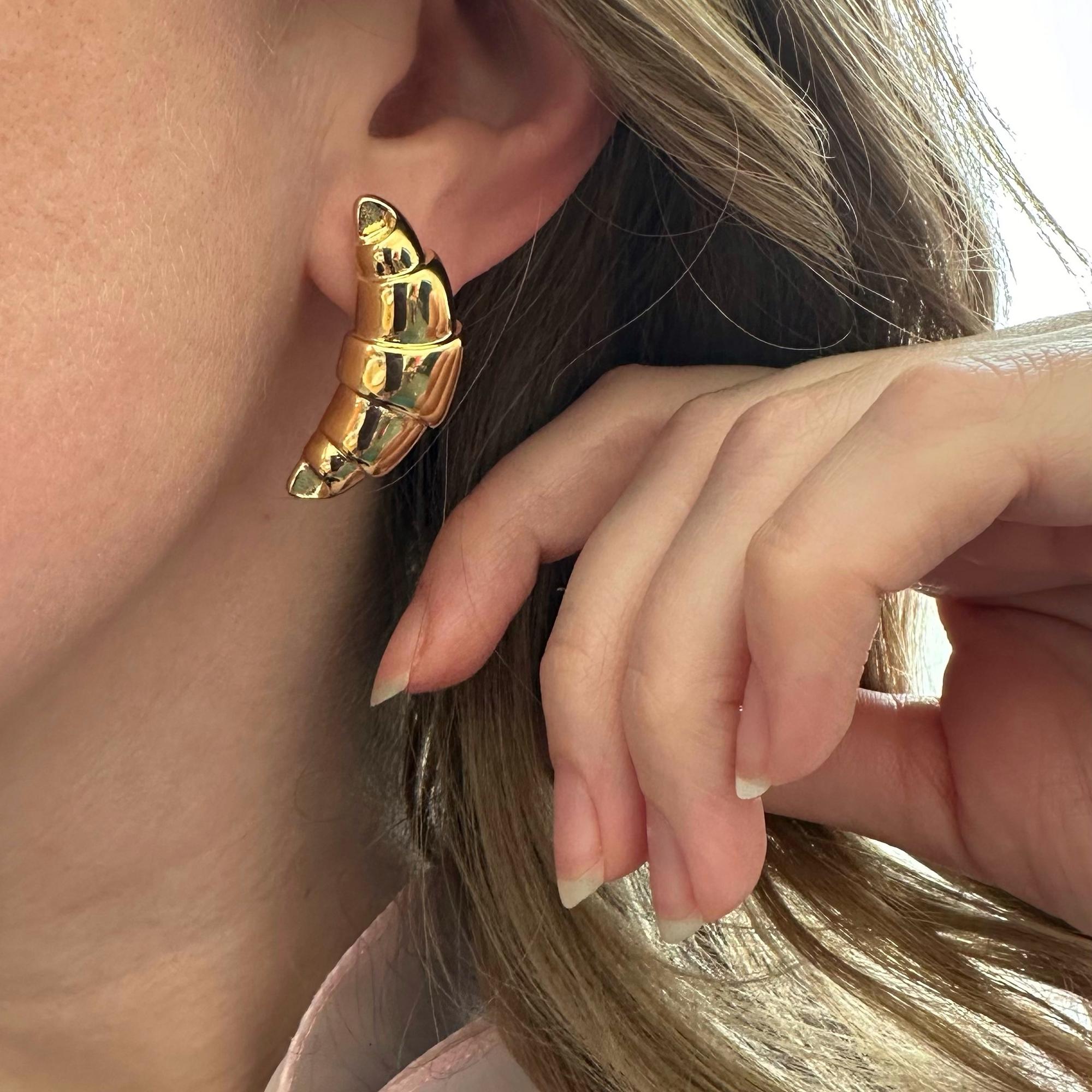 Серьги Croissant G