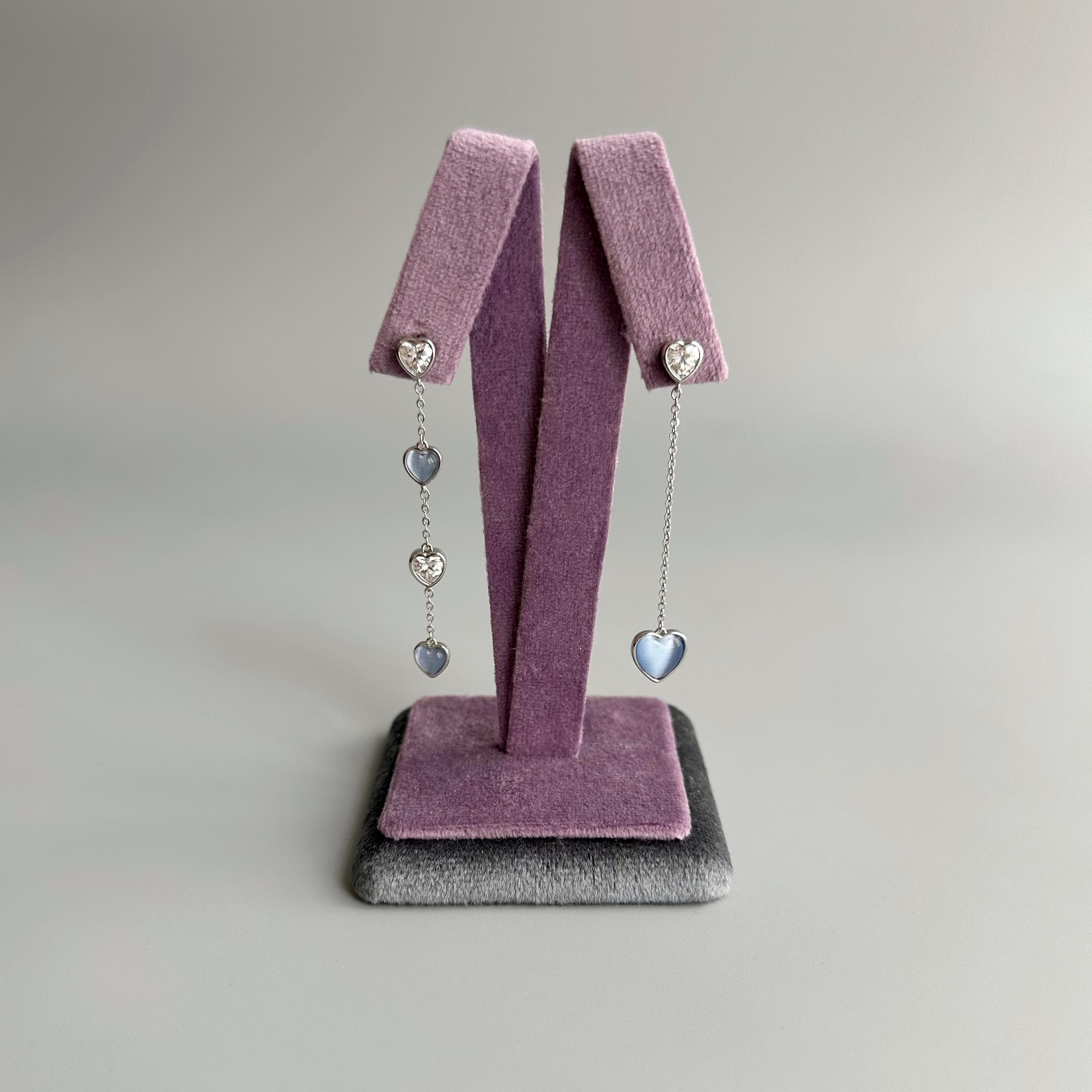 Серьги Tenderness Blue