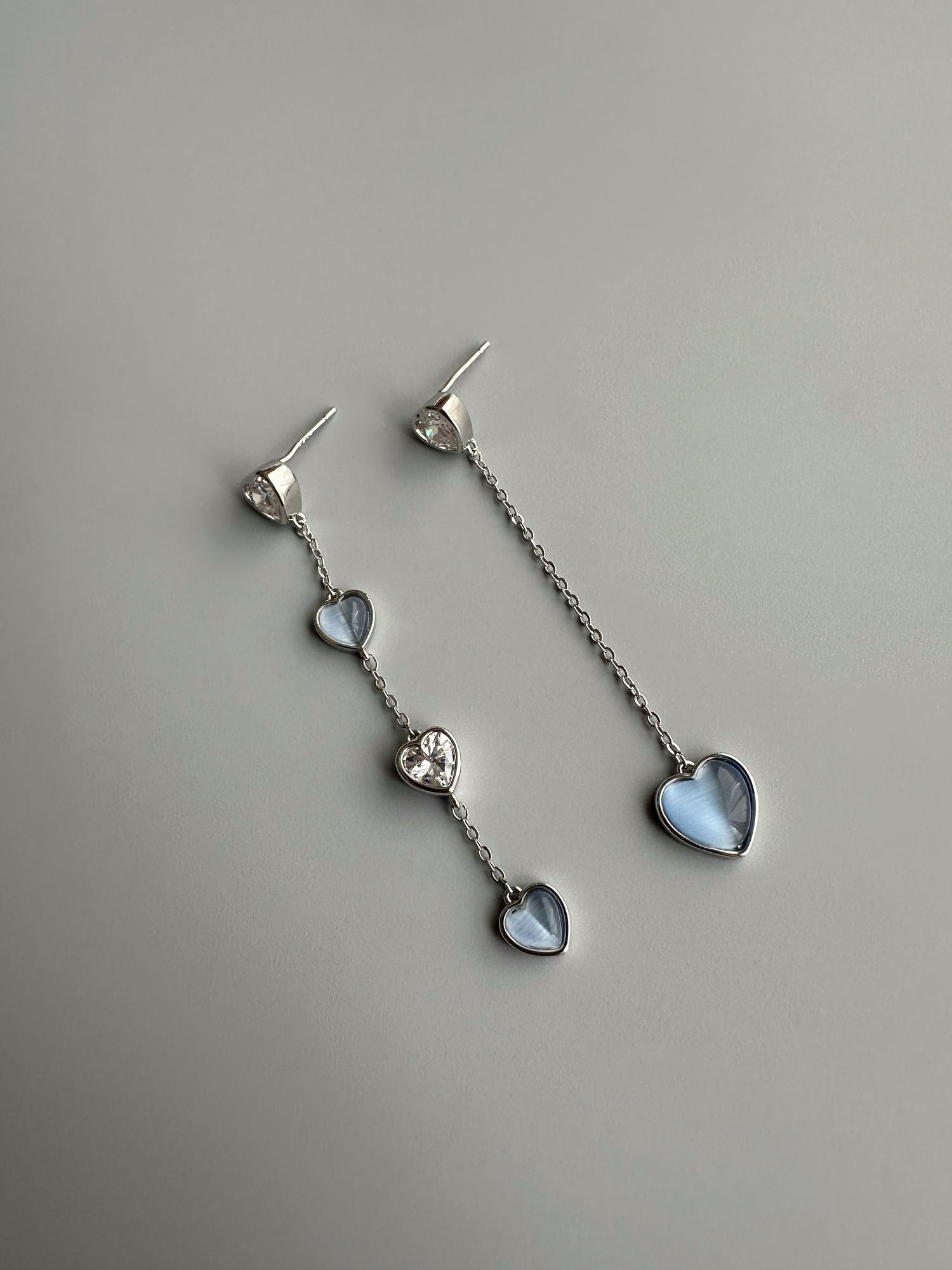 Серьги Tenderness Blue