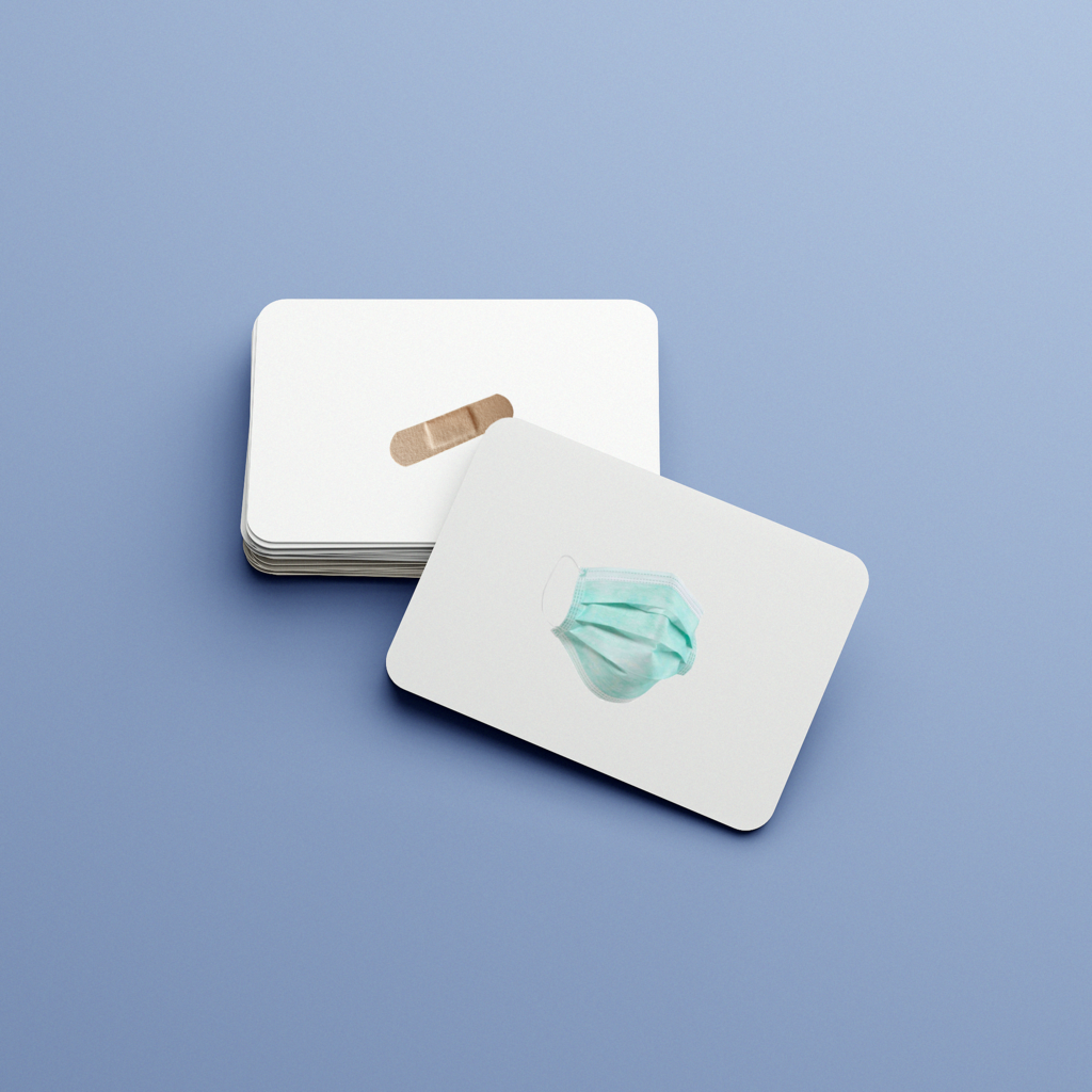 Медицина. Набор развивающих карточек для детей Монтессори