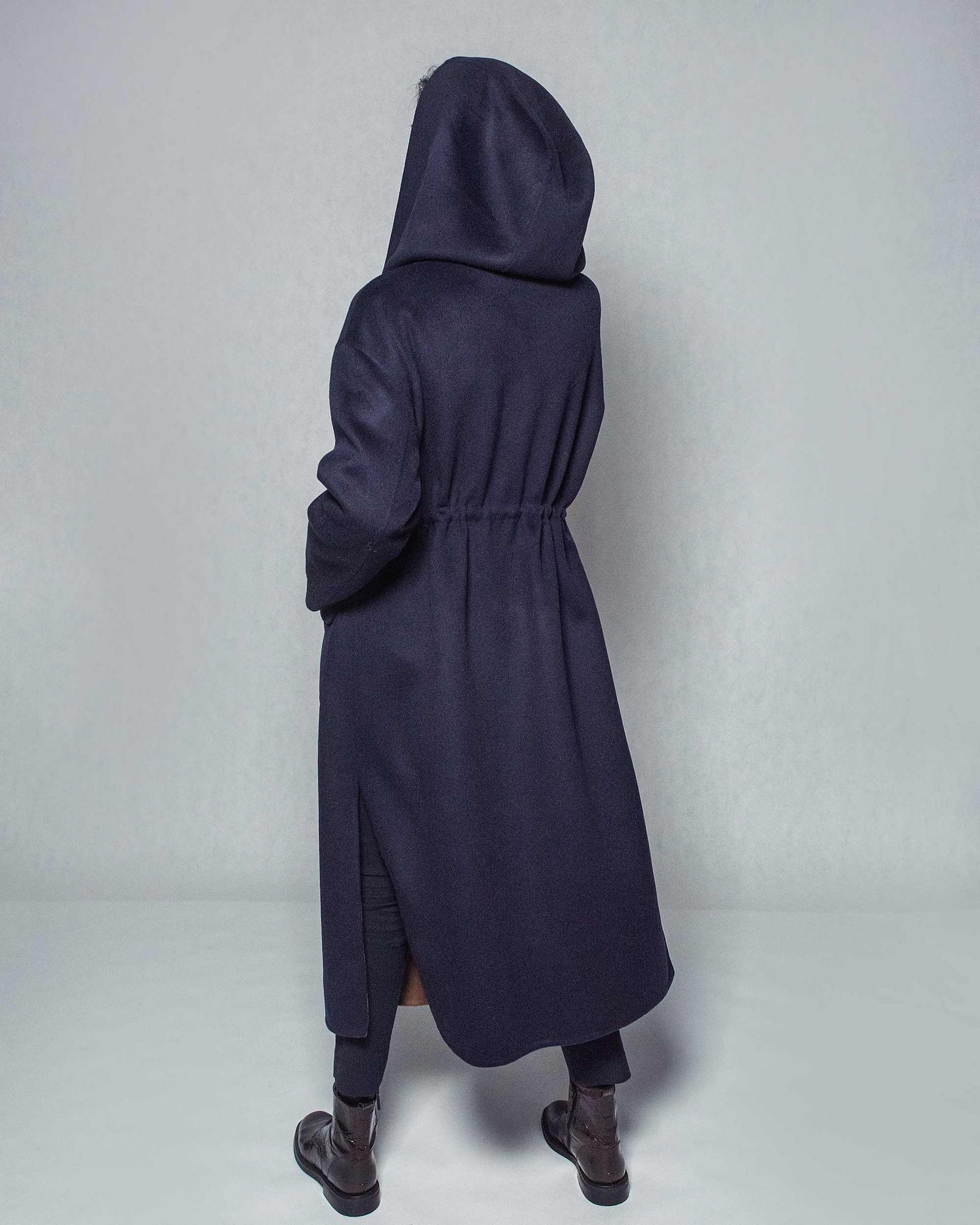 Пальто из шерсти альпака