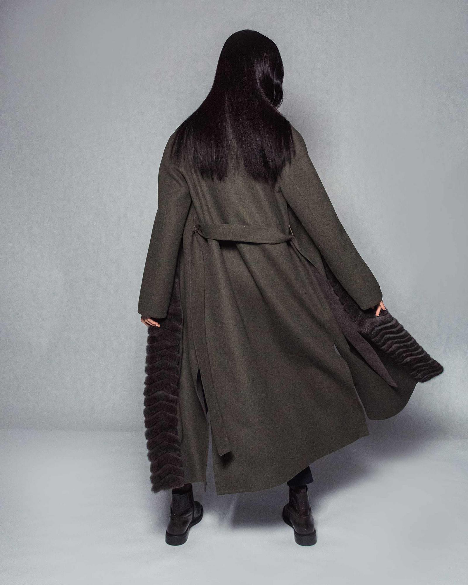 Пальто из альпака