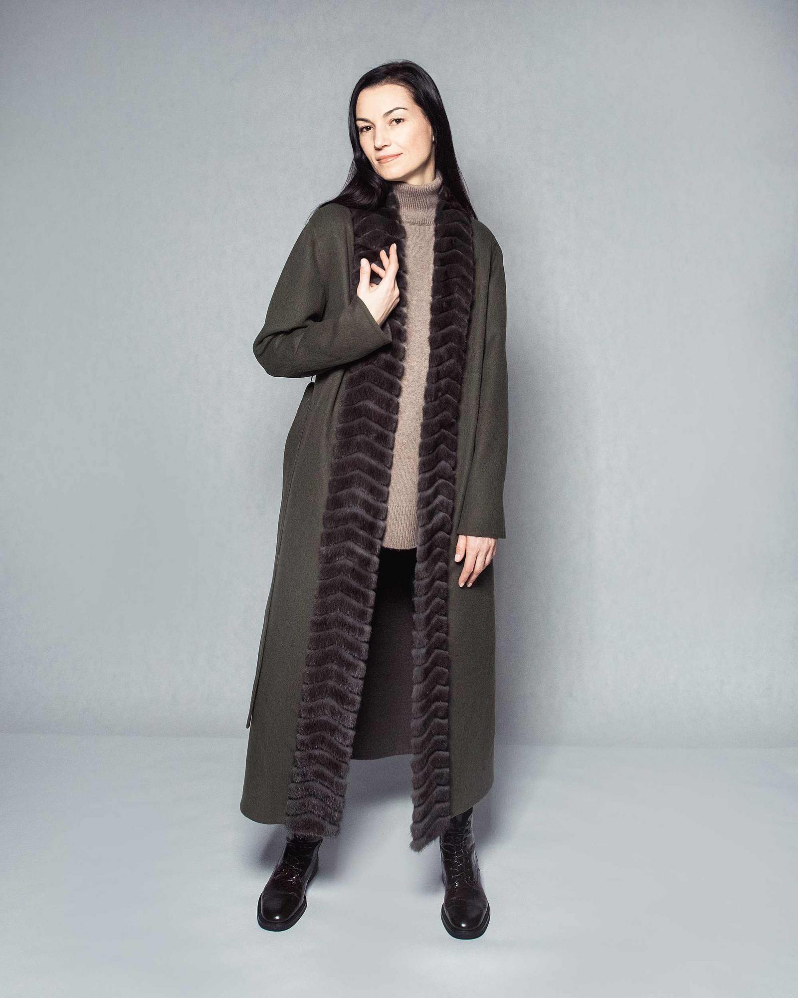 Пальто из альпака