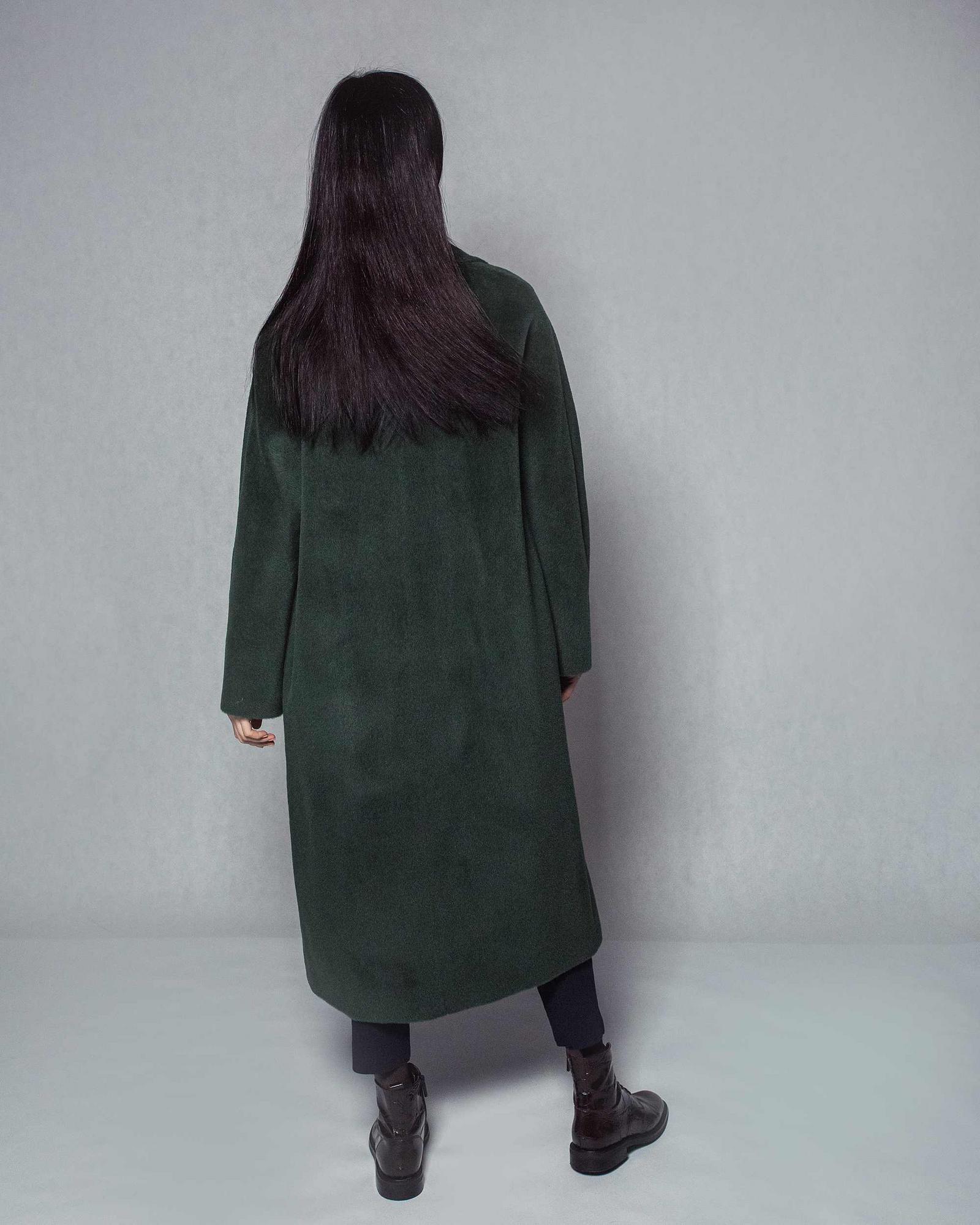 Пальто из шерсти альпака