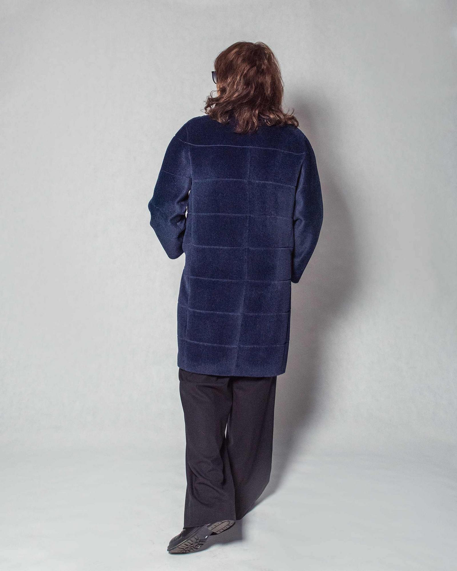 Пальто из шерсти альпака