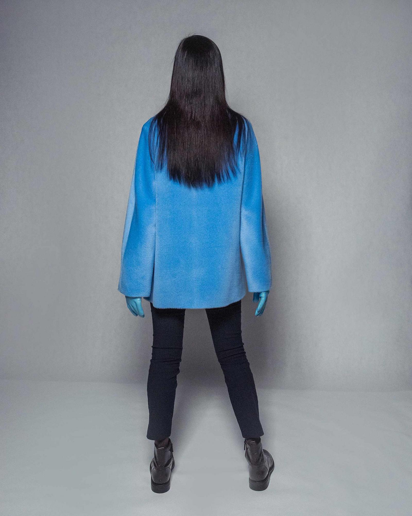 Полупальто из шерсти альпака