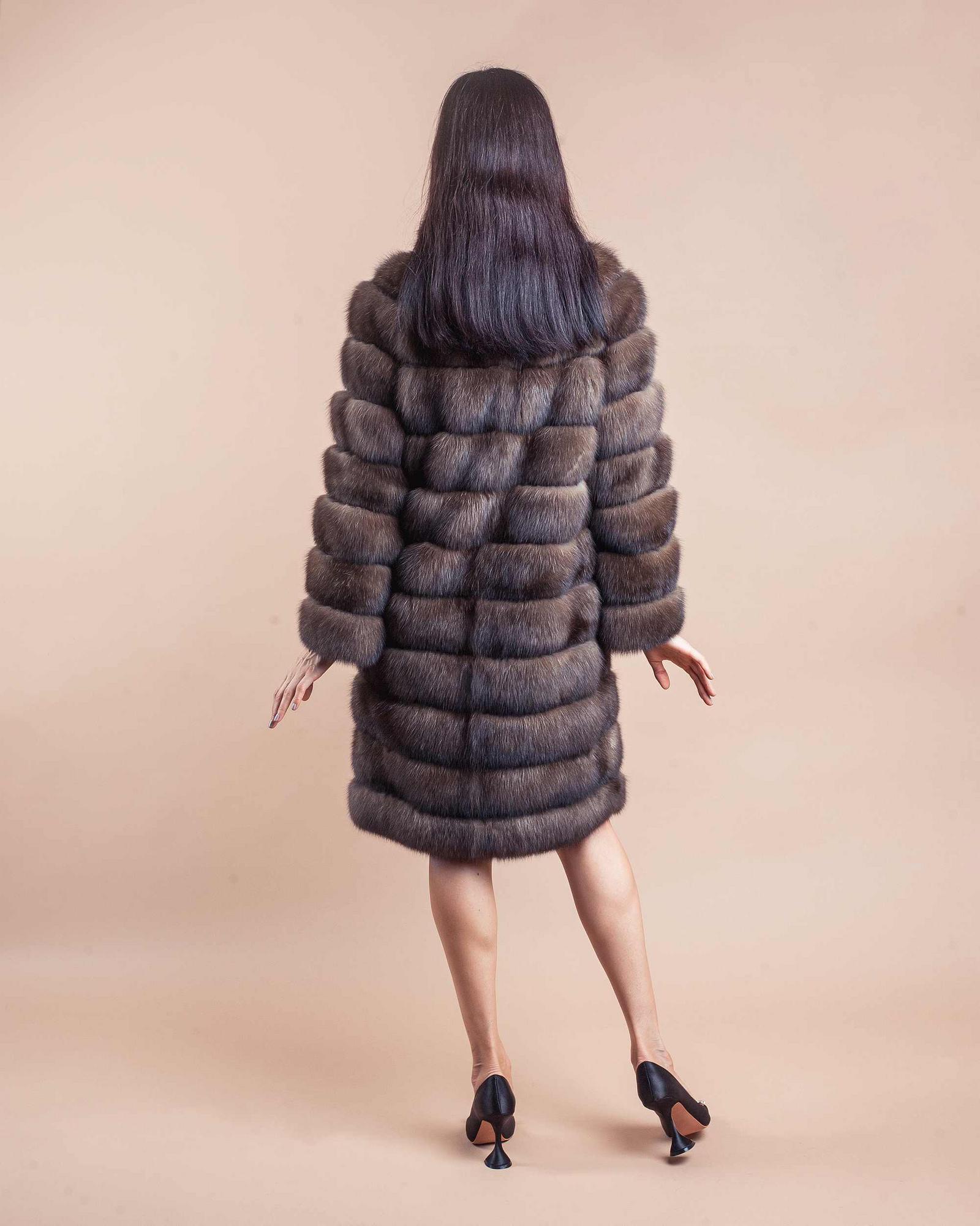 Шуба из меха соболя