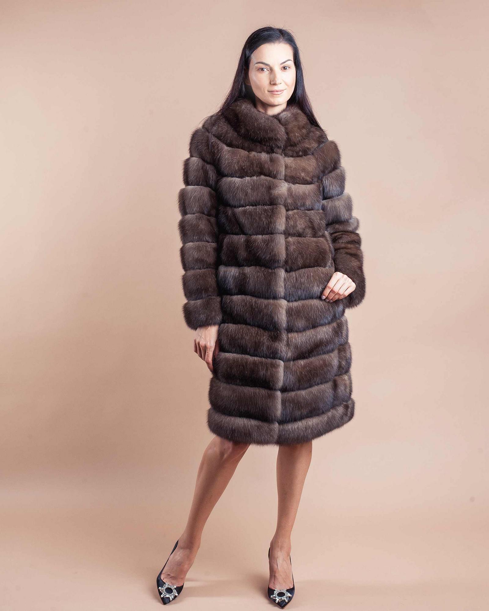 Шуба из меха соболя