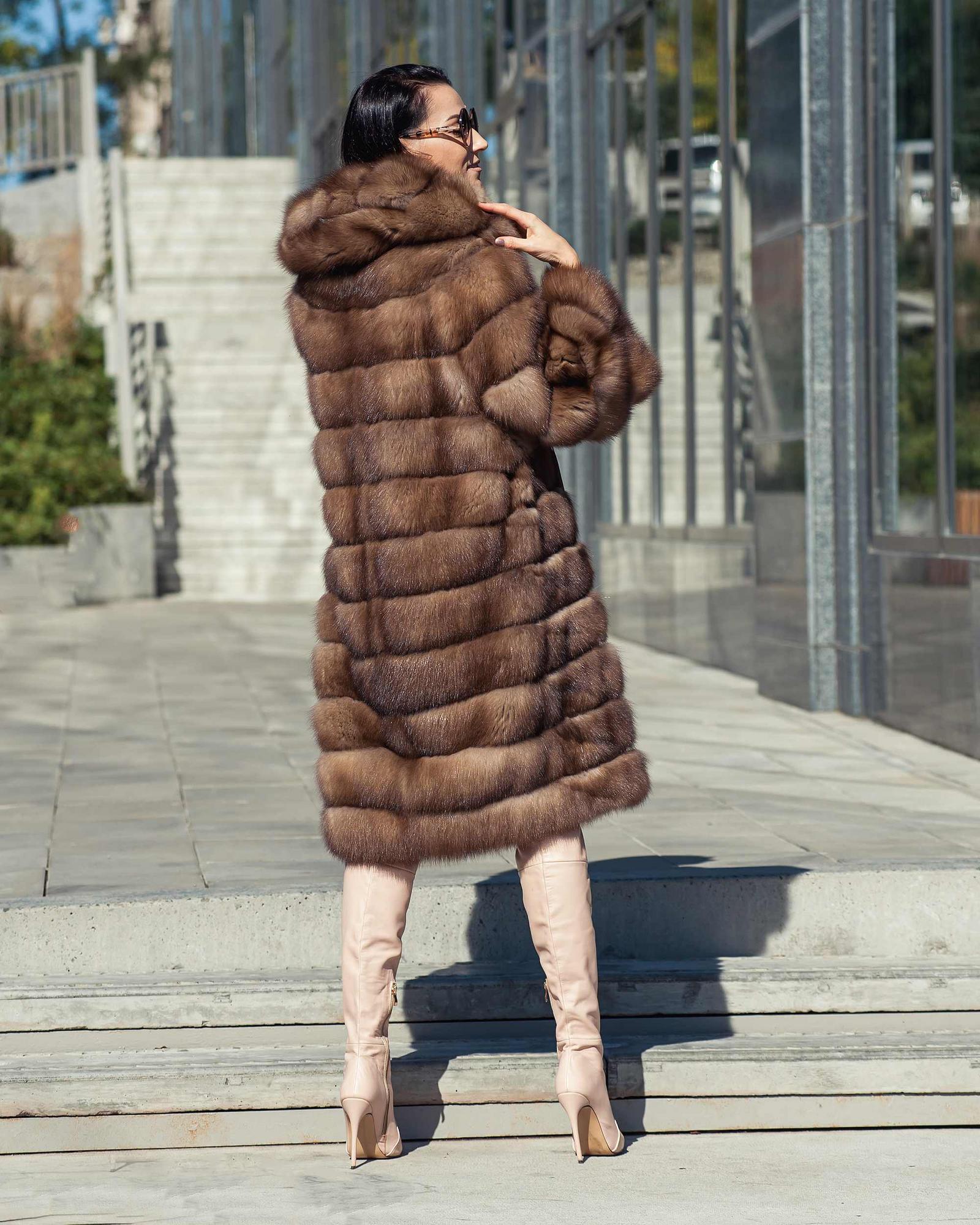 Шуба из куницы