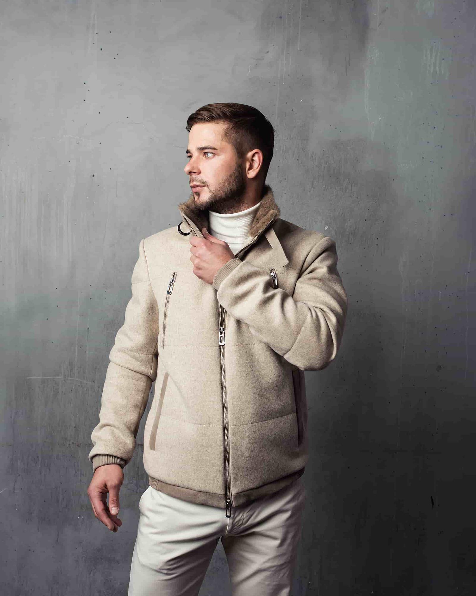 Куртка мужская из шерсти