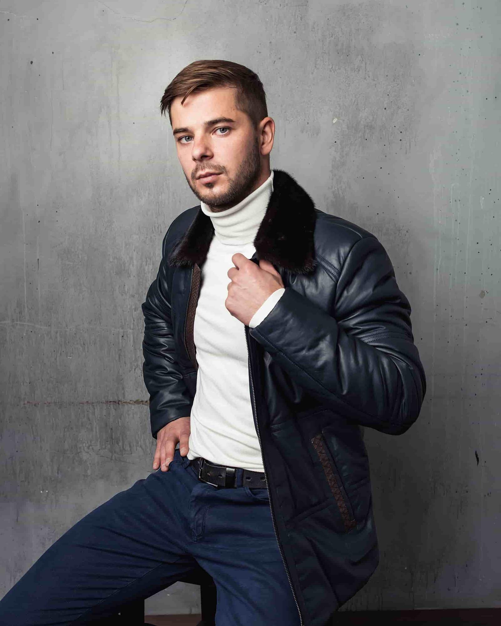 Куртка из натуральной кожи