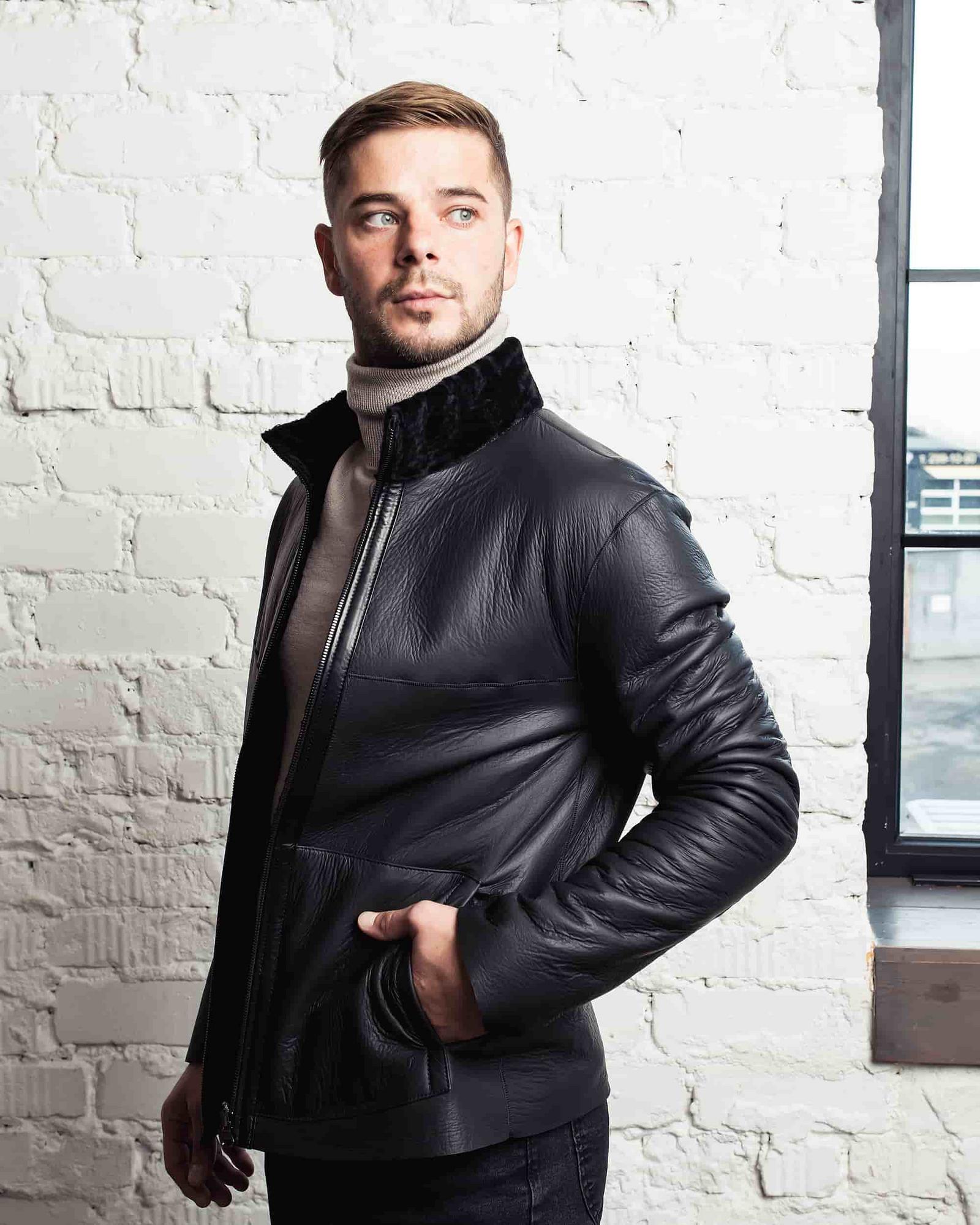 Куртка из натуральной кожи