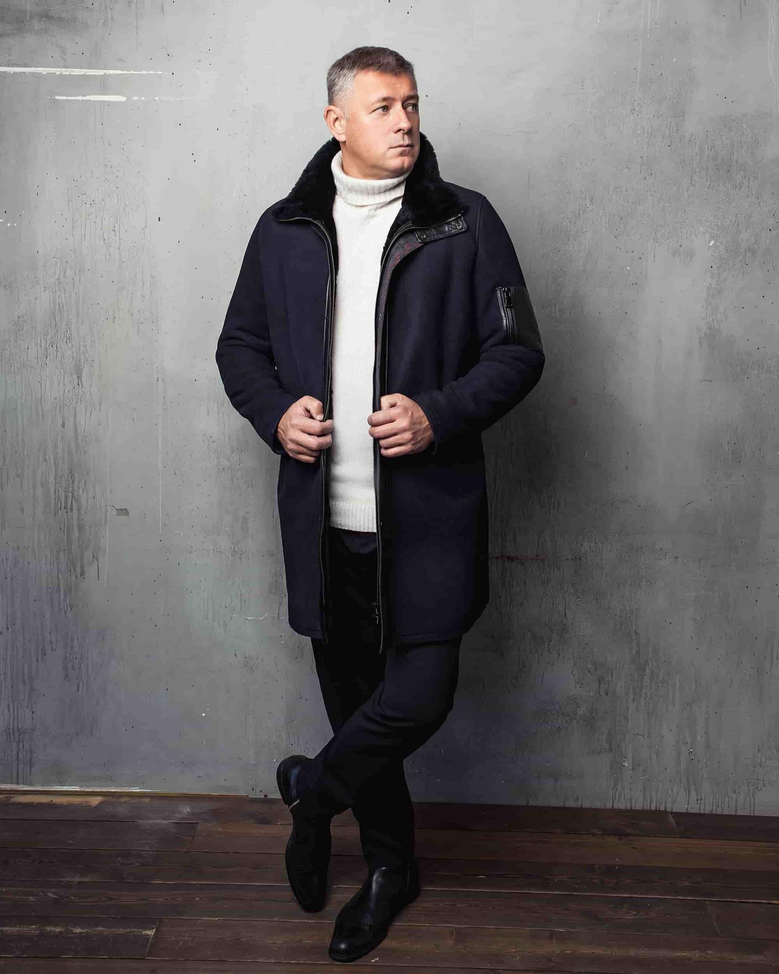 Полупальто мужское