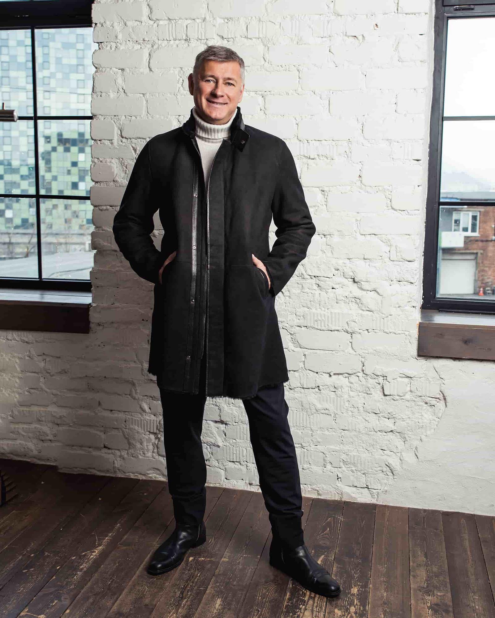 Полупальто мужское