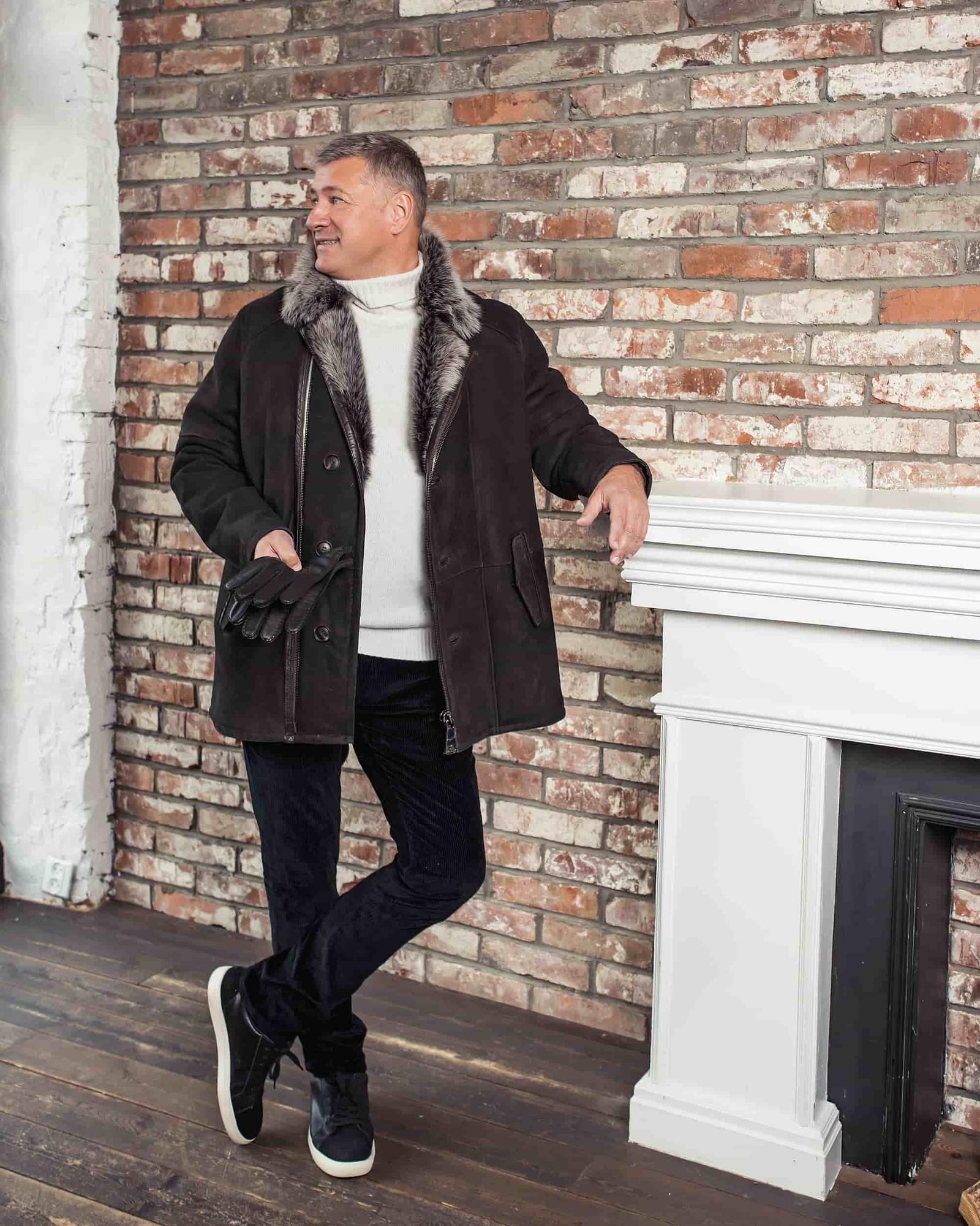 Полупальто мужское