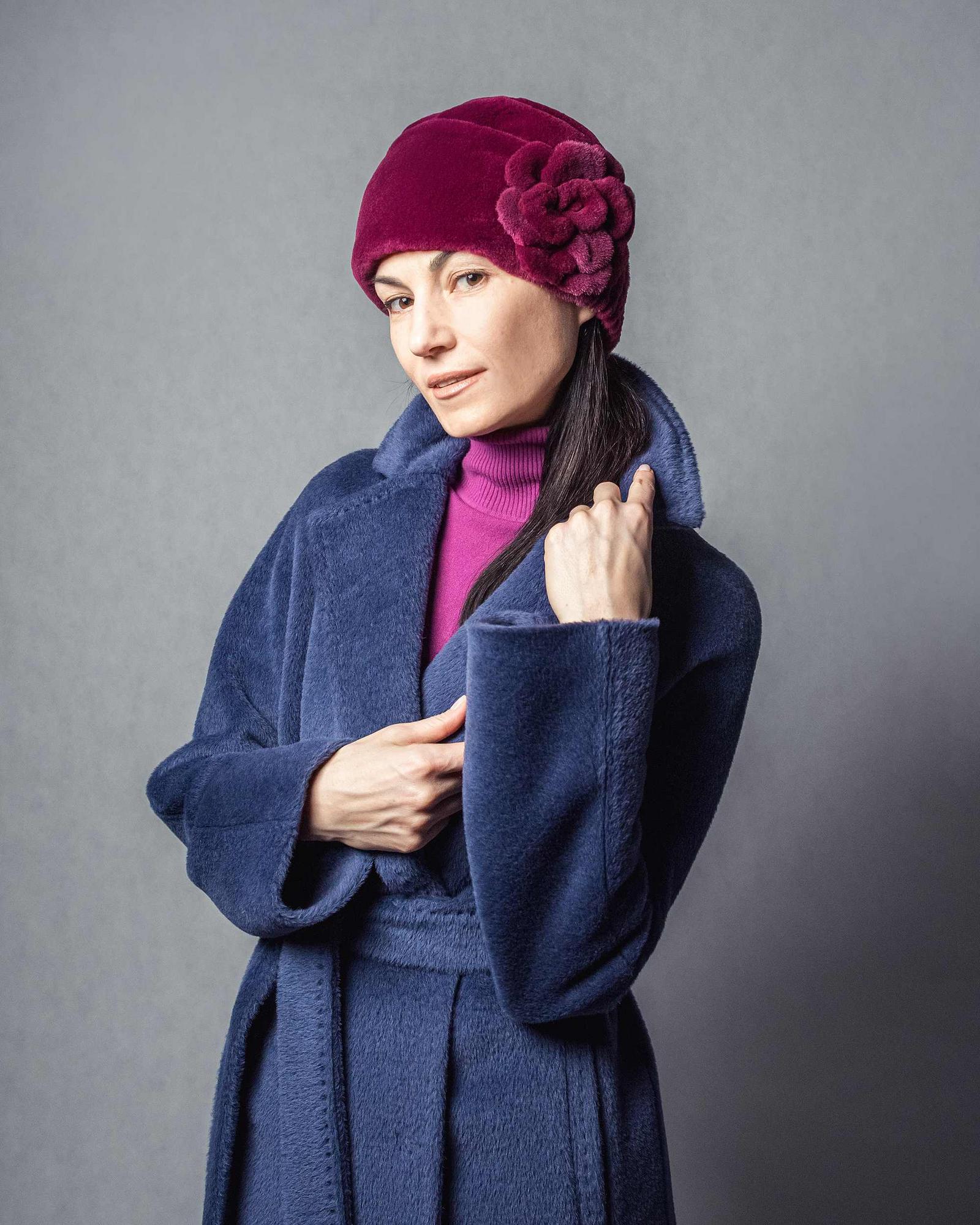 Шапка из меха норки