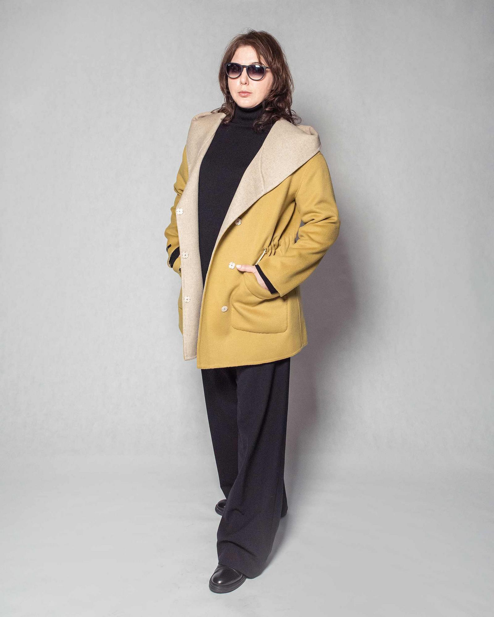 Куртка модели "парка" с капюшоном