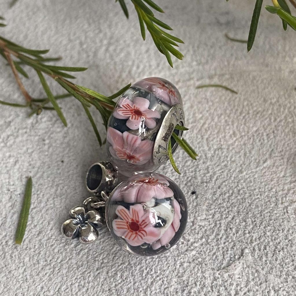 AQUARIUM SET 24 cherry blossom on grey