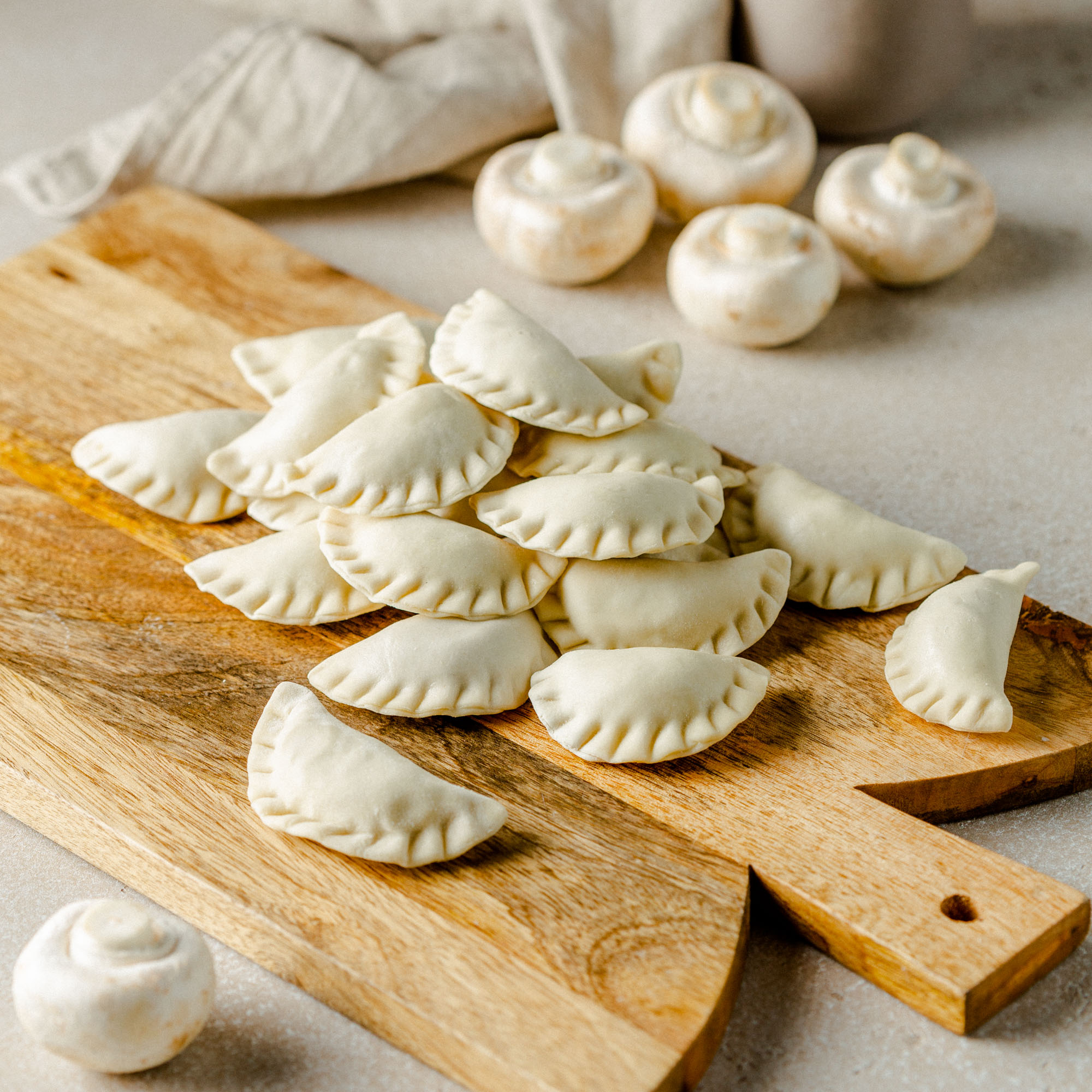 Вареники с картофелем и грибами, 500 гр