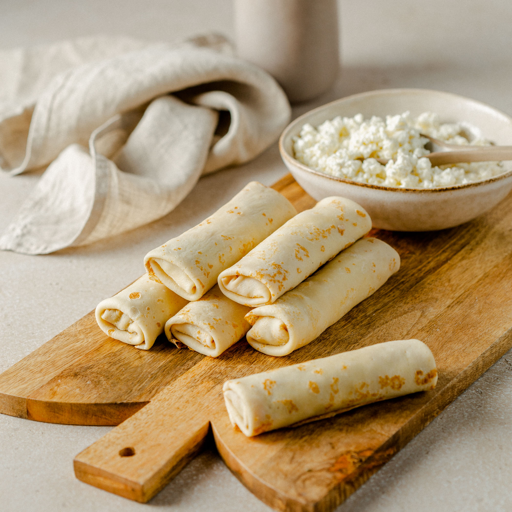 Блинчики с творогом, 6 шт / 480 гр