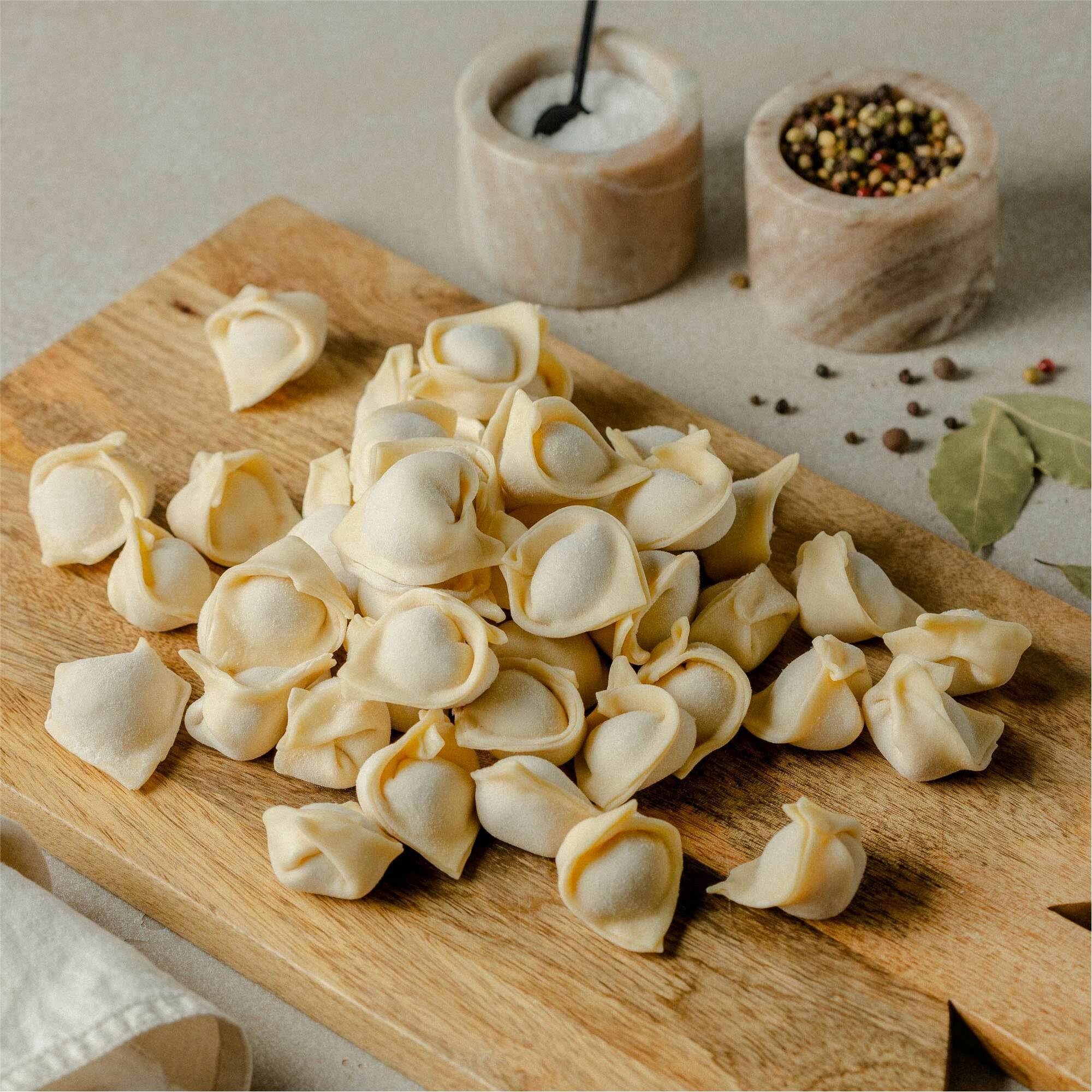 Пельмени с мраморной говядиной и свининой, 500 гр
